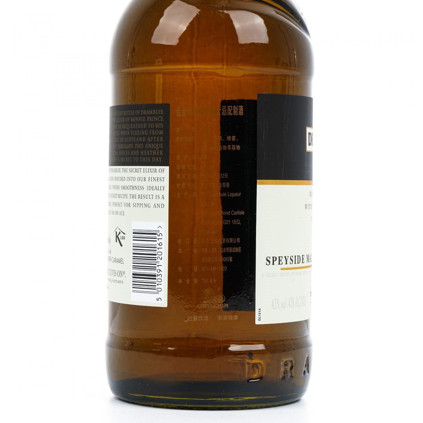 Drambuie 杜林标 15年 威士忌利口酒 盒装 750ml 43%Vol.