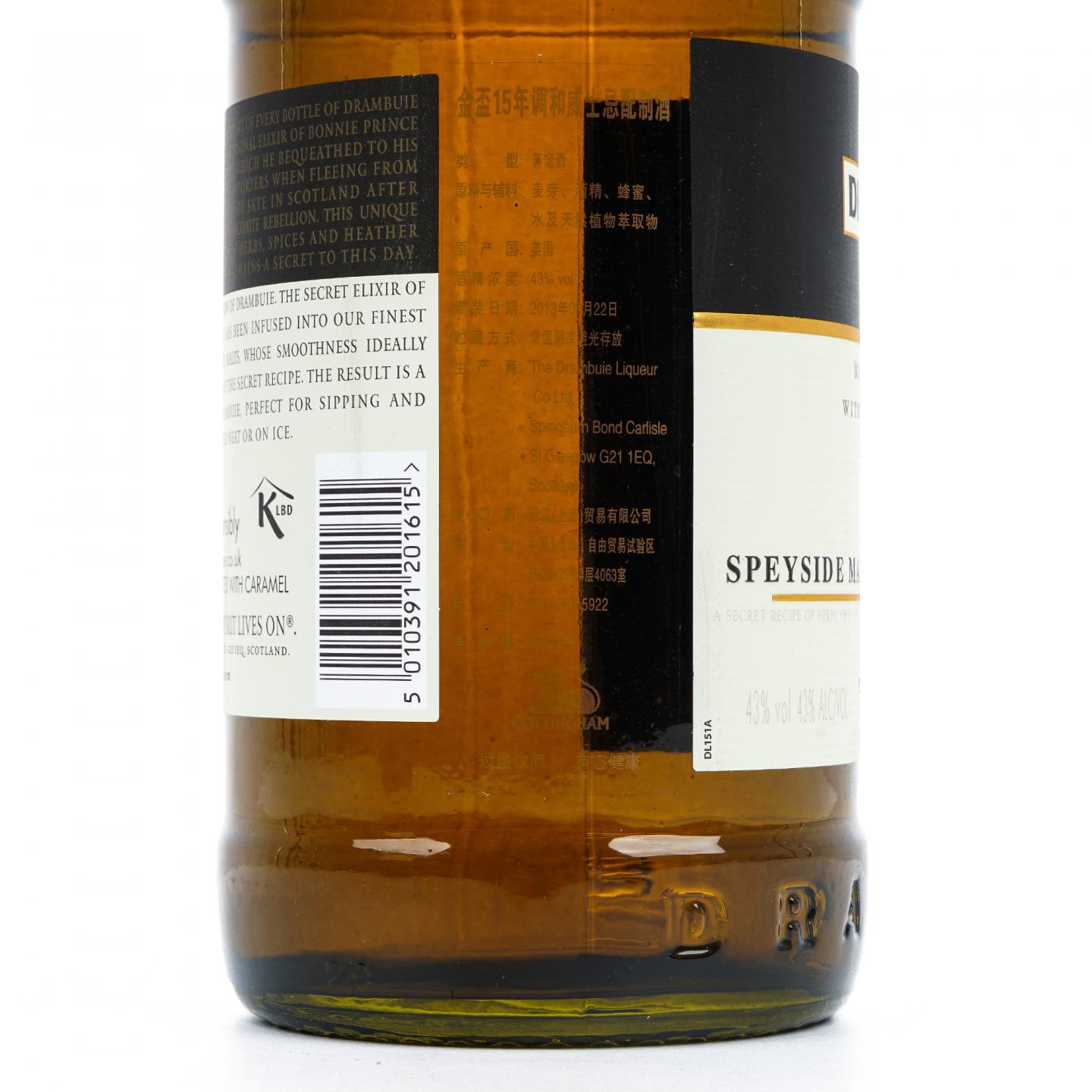 Drambuie 杜林标 15年 威士忌利口酒 盒装 750ml