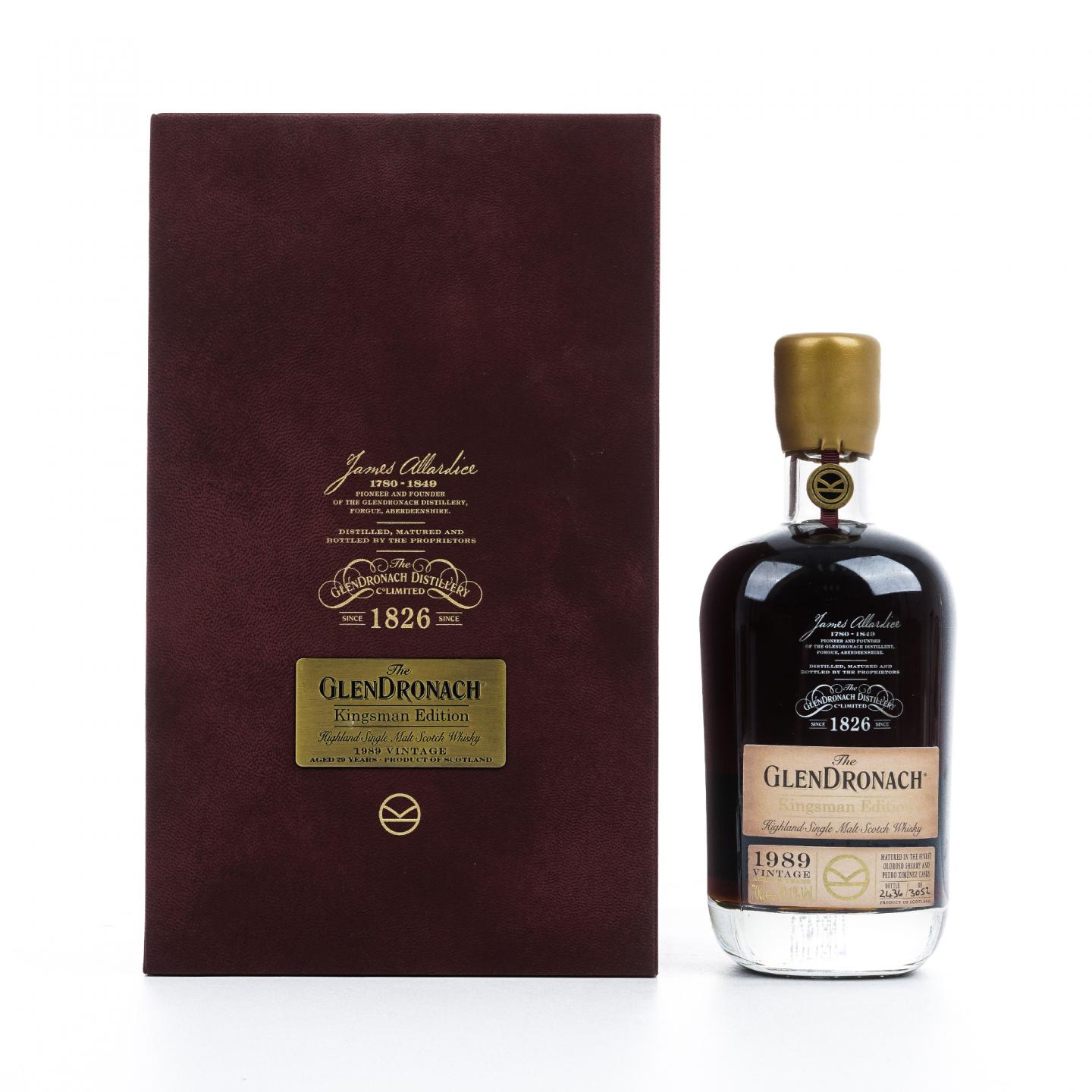 Glendronach 格兰多纳 29年 1989-2019 王牌特工限量版 行货 50.1%