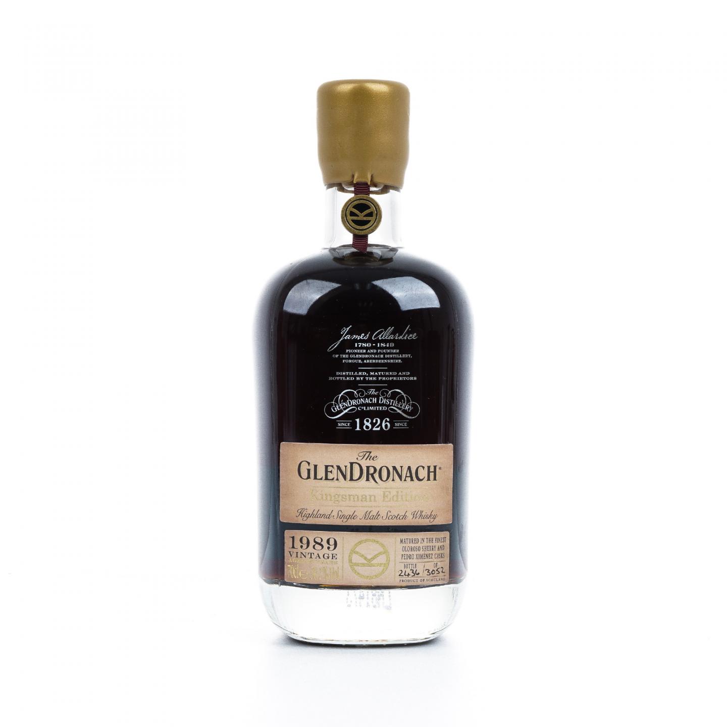 Glendronach 格兰多纳 29年 1989-2019 王牌特工限量版 行货 50.1%
