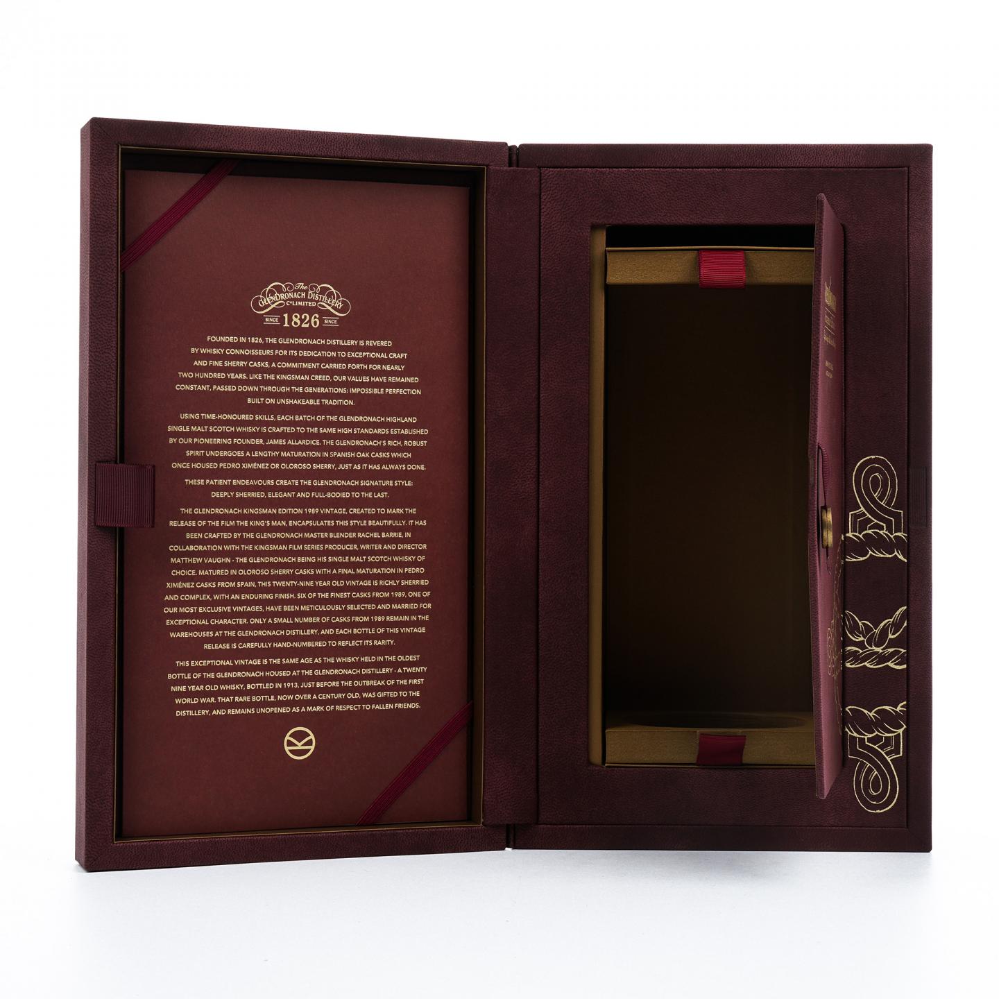 Glendronach 格兰多纳 29年 1989-2019 王牌特工限量版 行货 50.1%