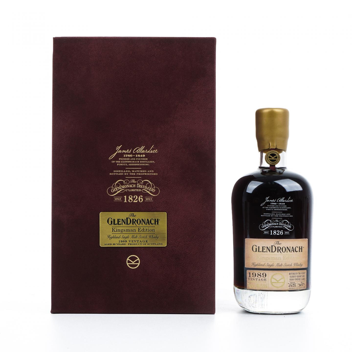 Glendronach 格兰多纳 29年 1989-2019 王牌特工限量版 行货 700ml