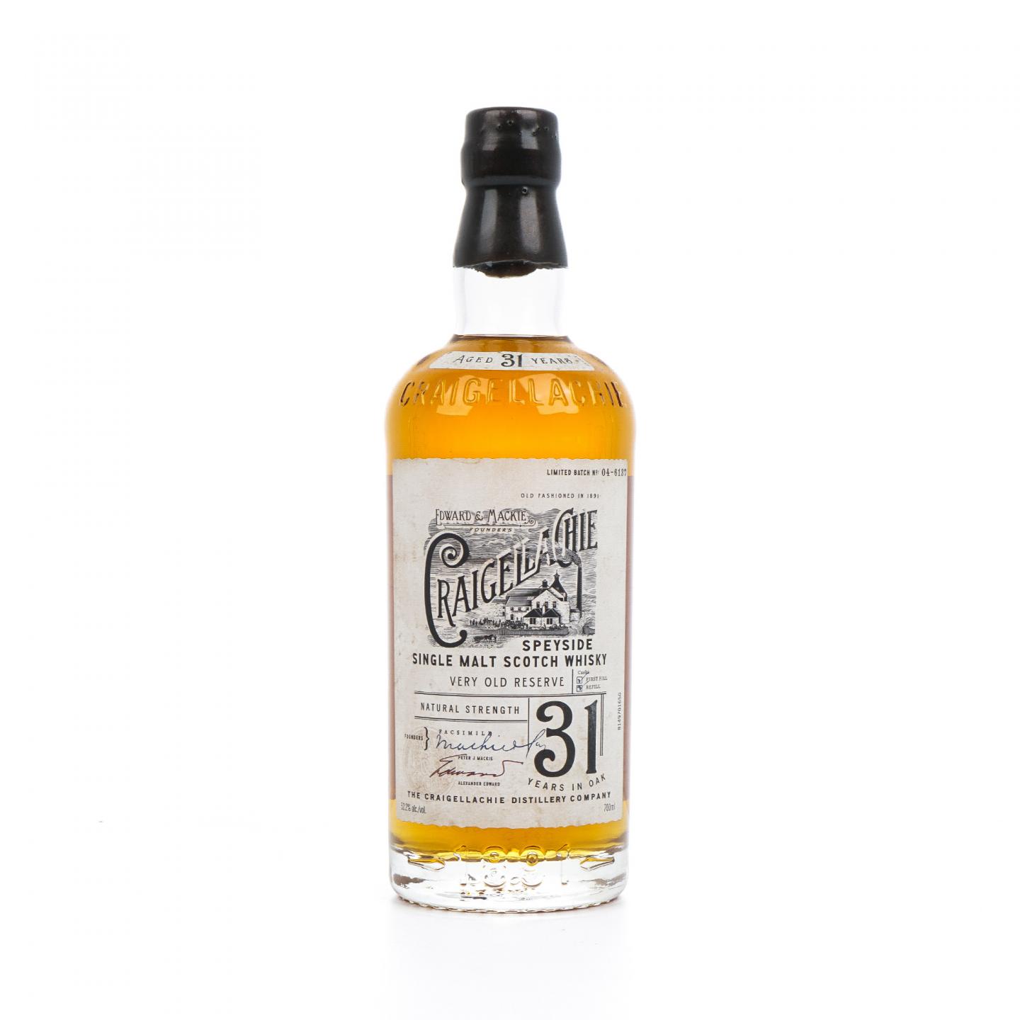 Craigellachie 克莱拉奇 31年 Very Old Reserve 桶强