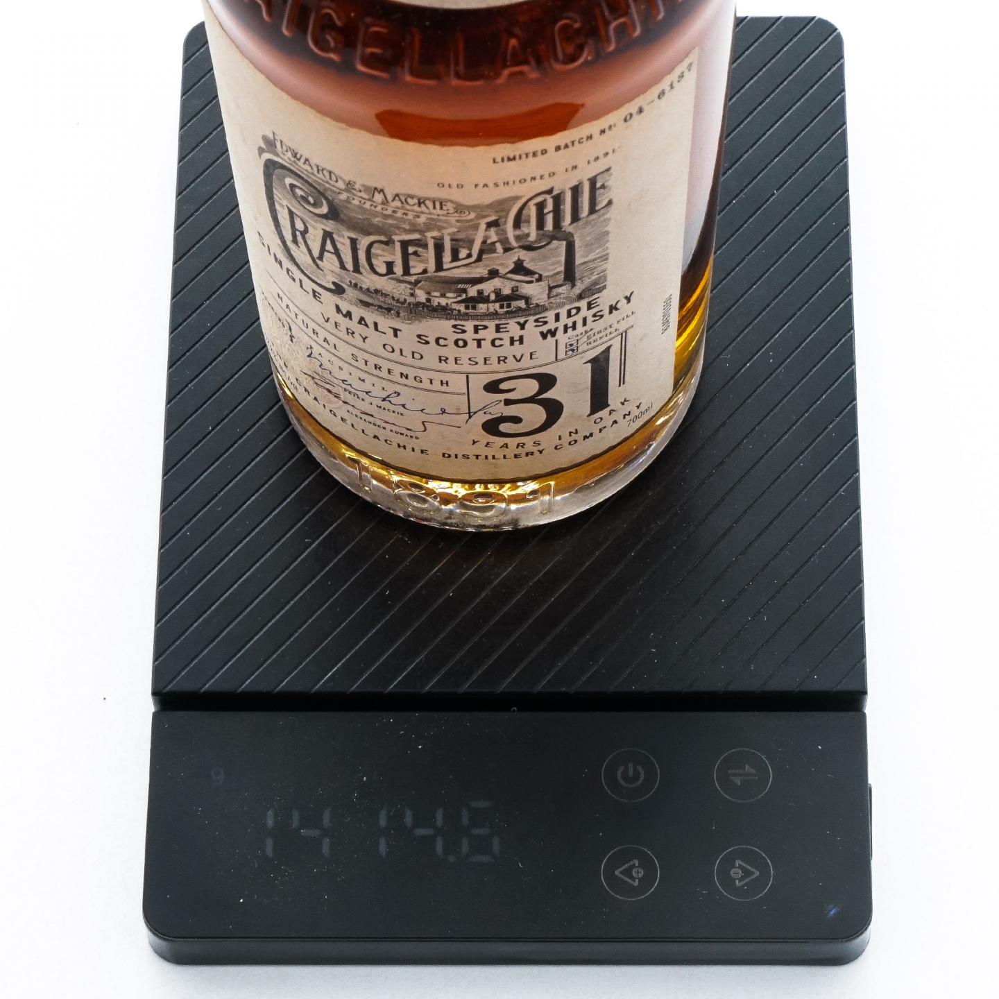 Craigellachie 克莱拉奇 31年 Very Old Reserve 桶强