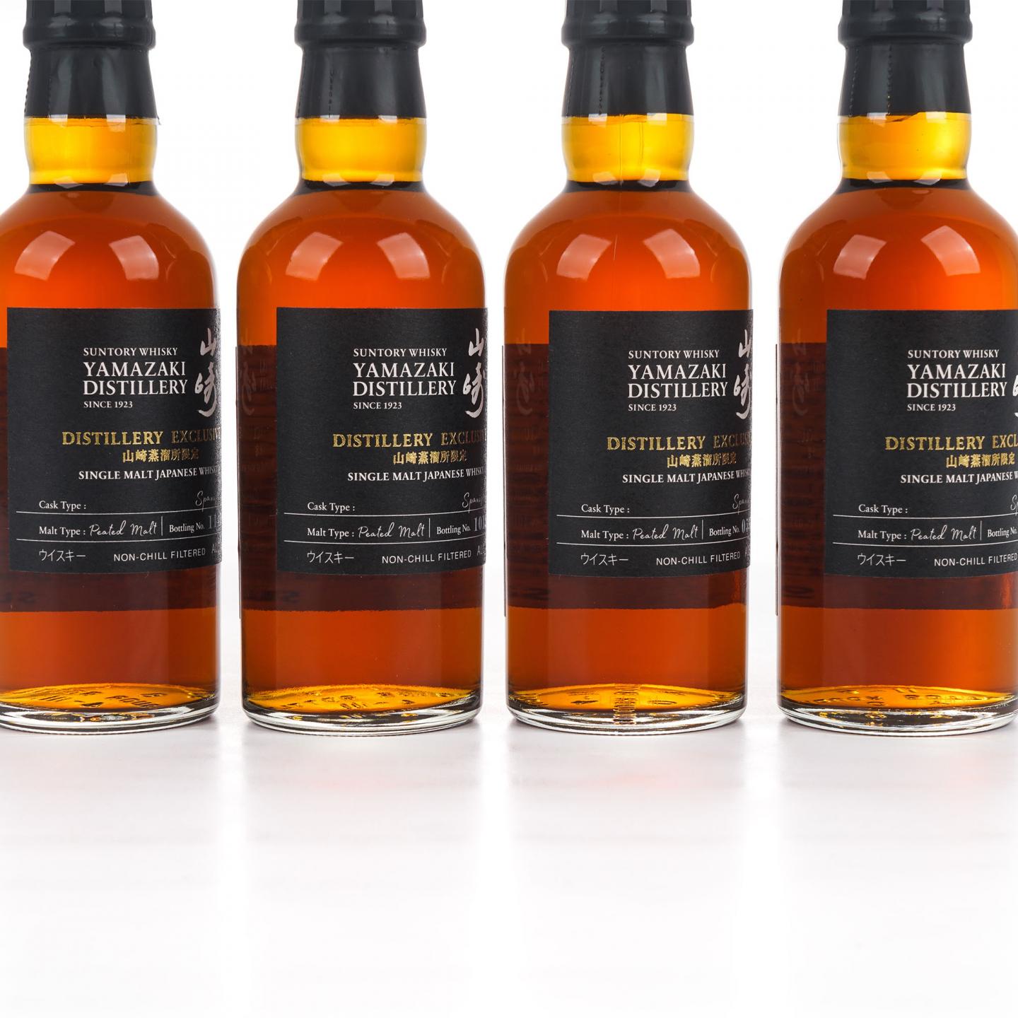 【中样】山崎蒸馏所限定 Peated Malt 4瓶组*180ml