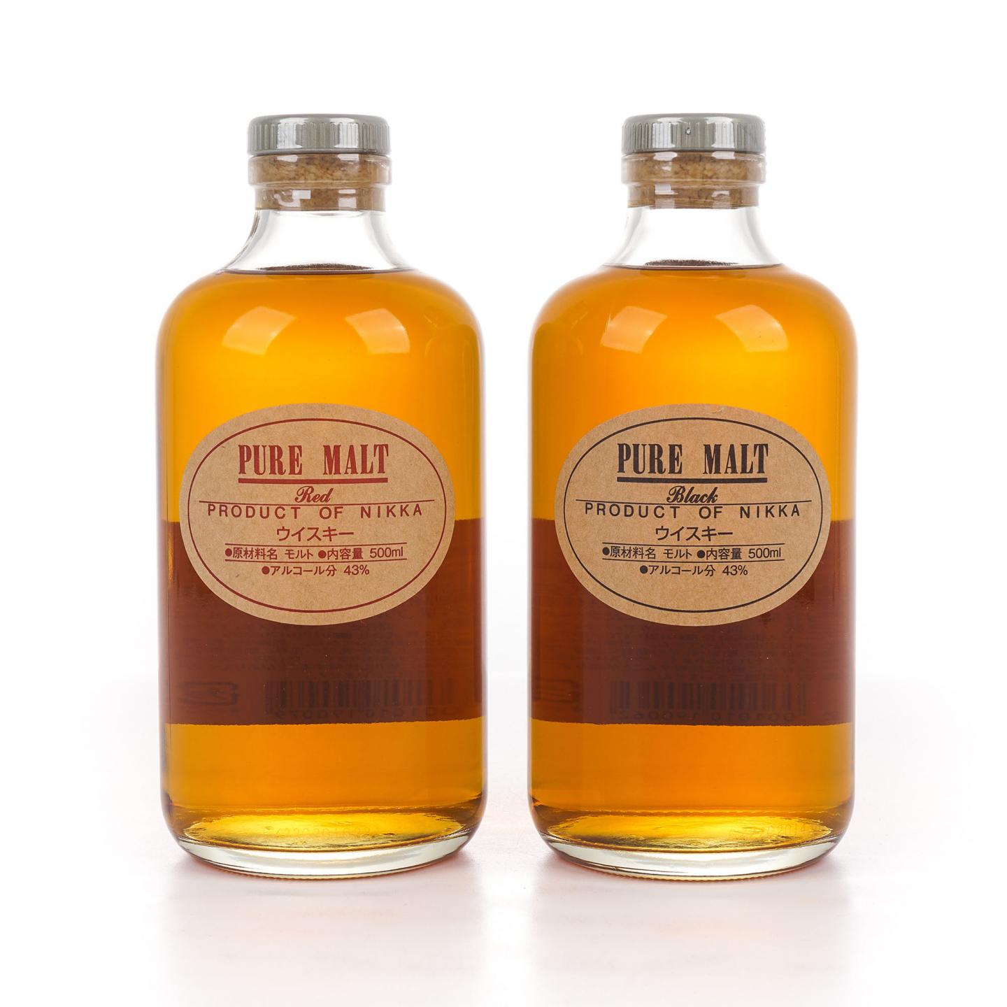 Nikka Red/Black Pure Malt 2瓶组*500ml