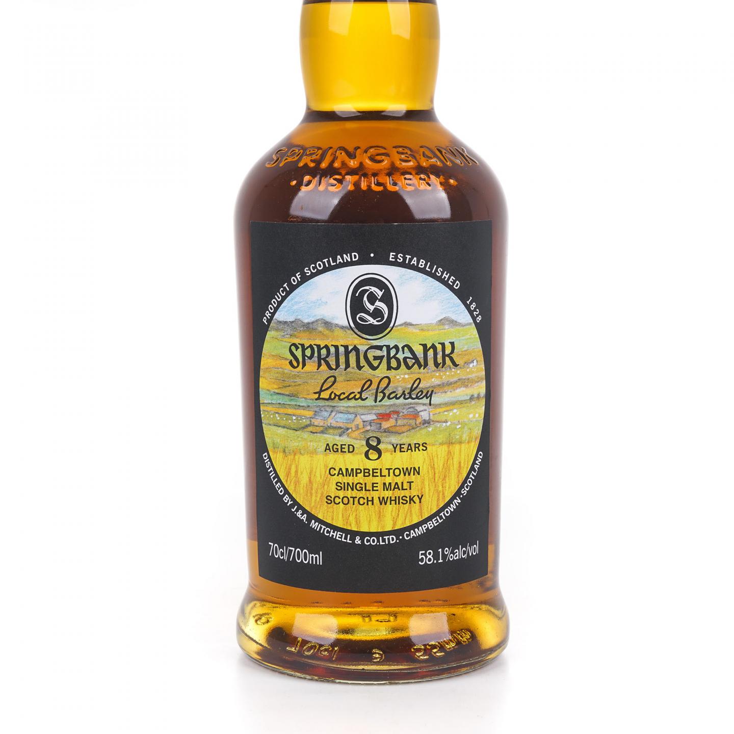 Springbank 云顶 8年 2016-2024 本地大麦 58.1%Vol.