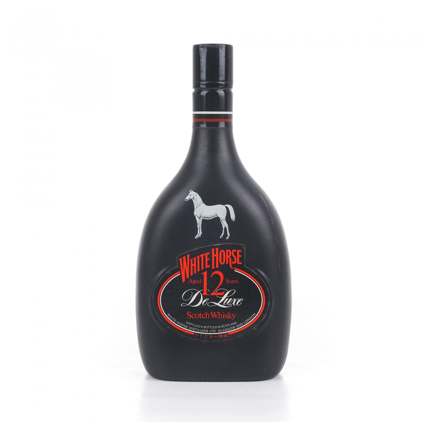White Horse 白马 12年 1980s 黑瓷瓶 750ml