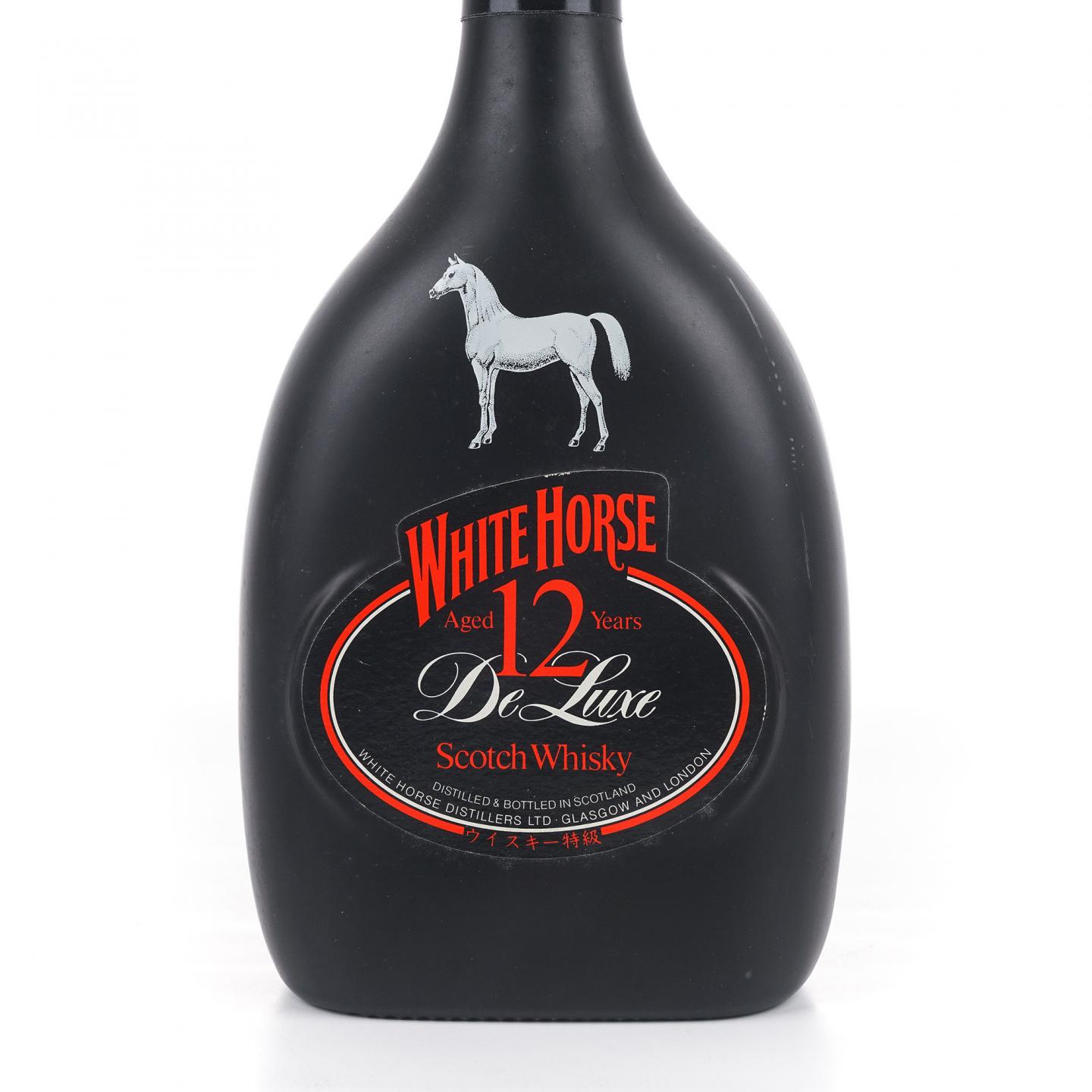 White Horse 白马 12年 1980s 黑瓷瓶 750ml