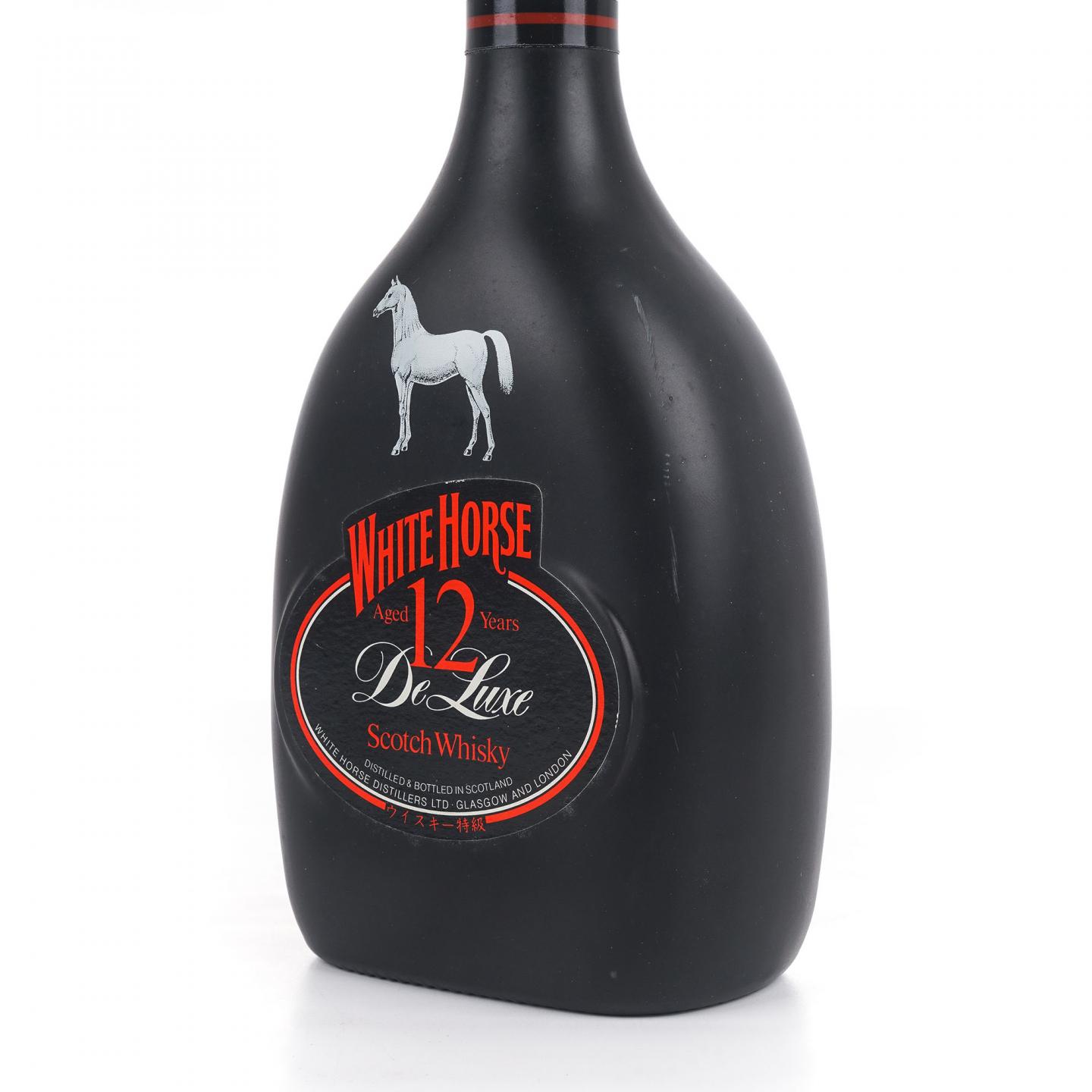 White Horse 白马 12年 1980s 黑瓷瓶 750ml