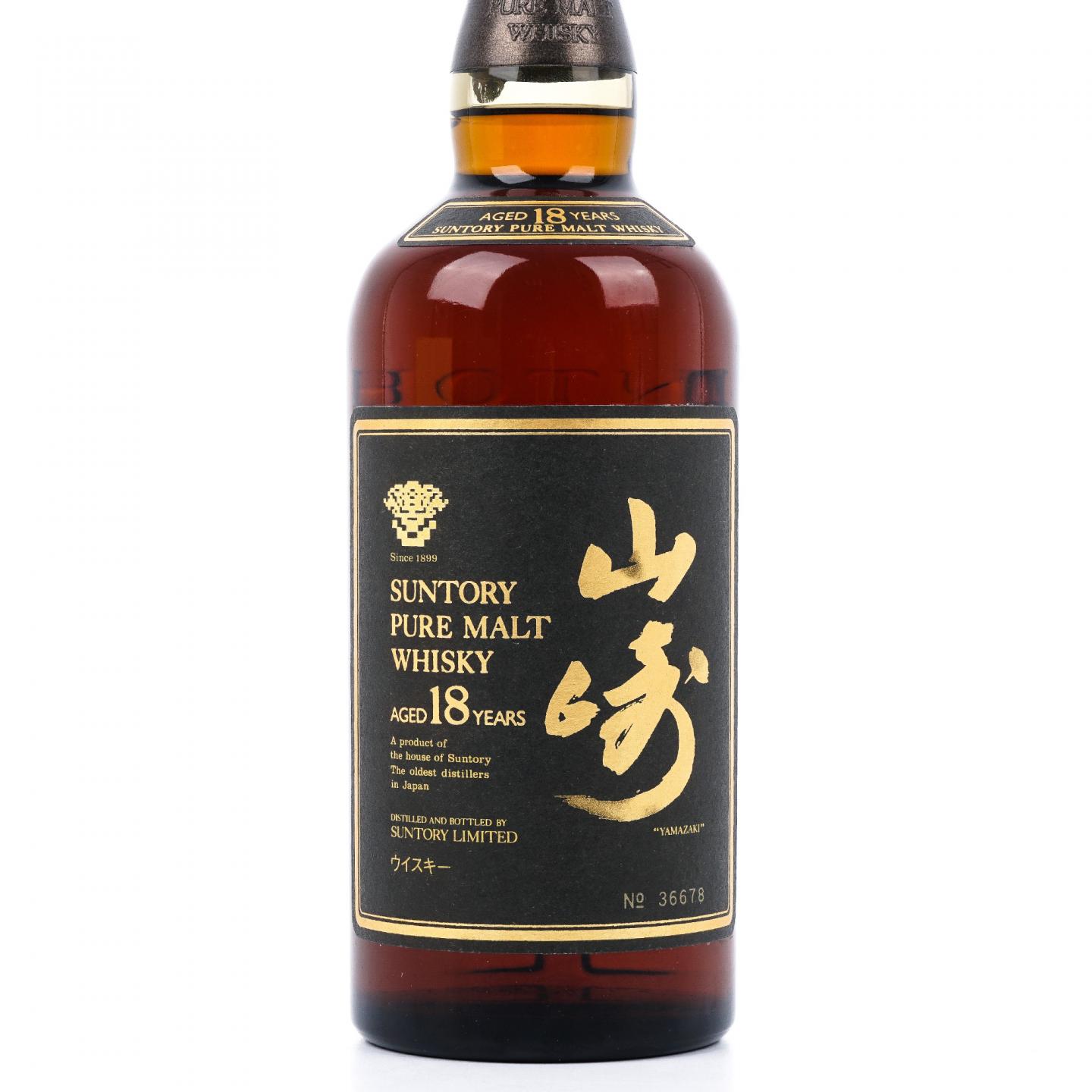 山崎 18年 金花标 Pure Malt 750ml