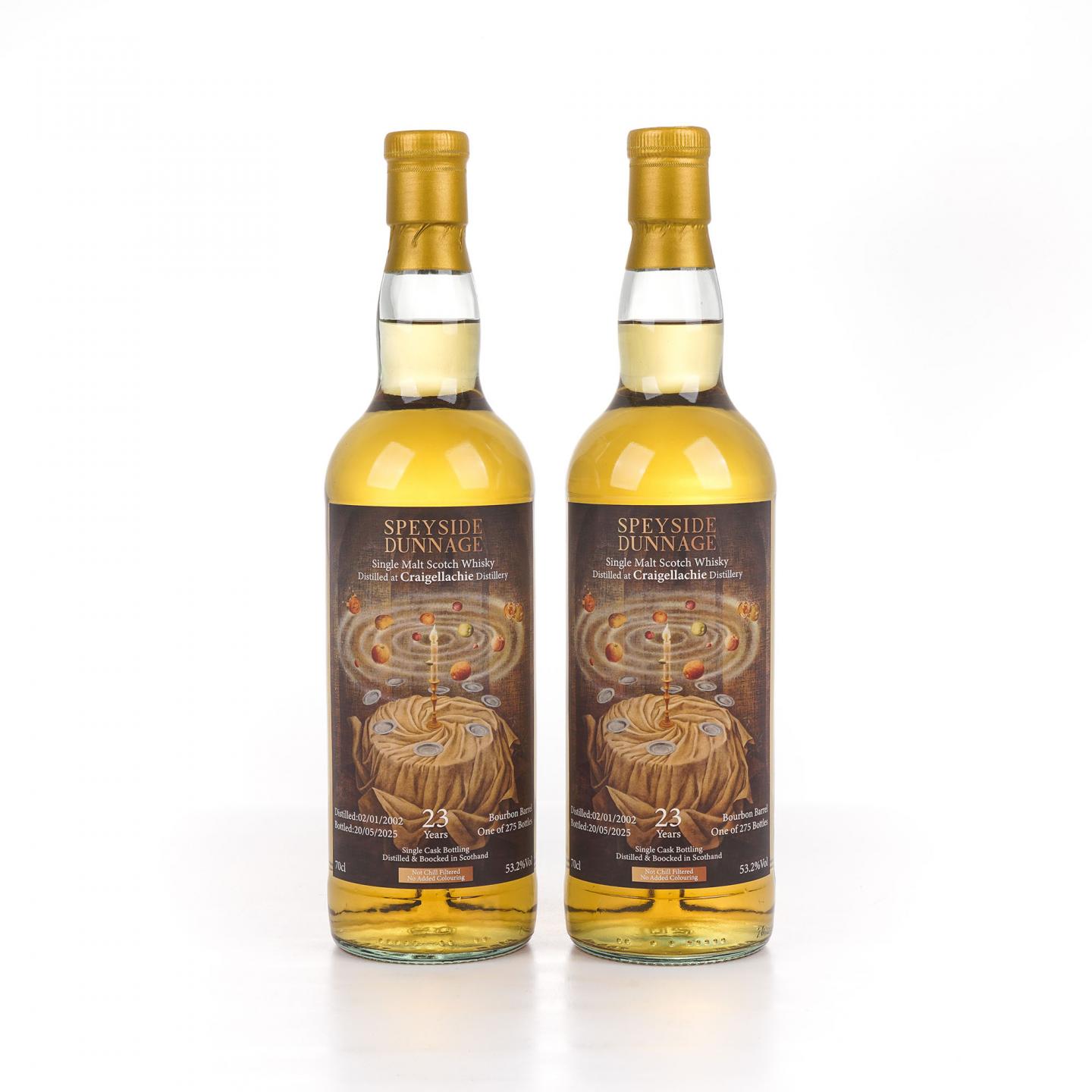 Craigellachie 克莱拉奇 23年 2002-2025 单桶 2瓶组