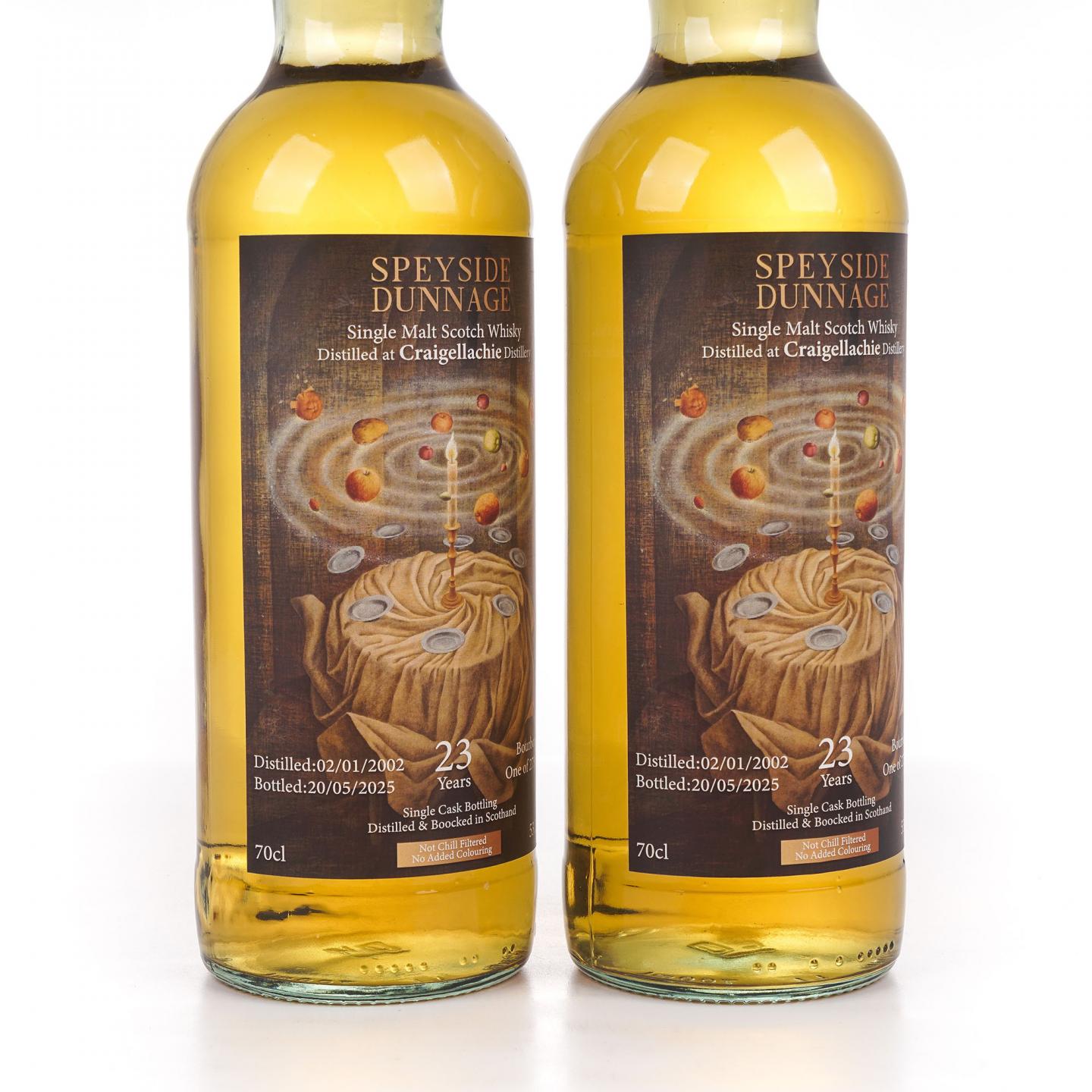 Craigellachie 克莱拉奇 23年 2002-2025 单桶 2瓶组