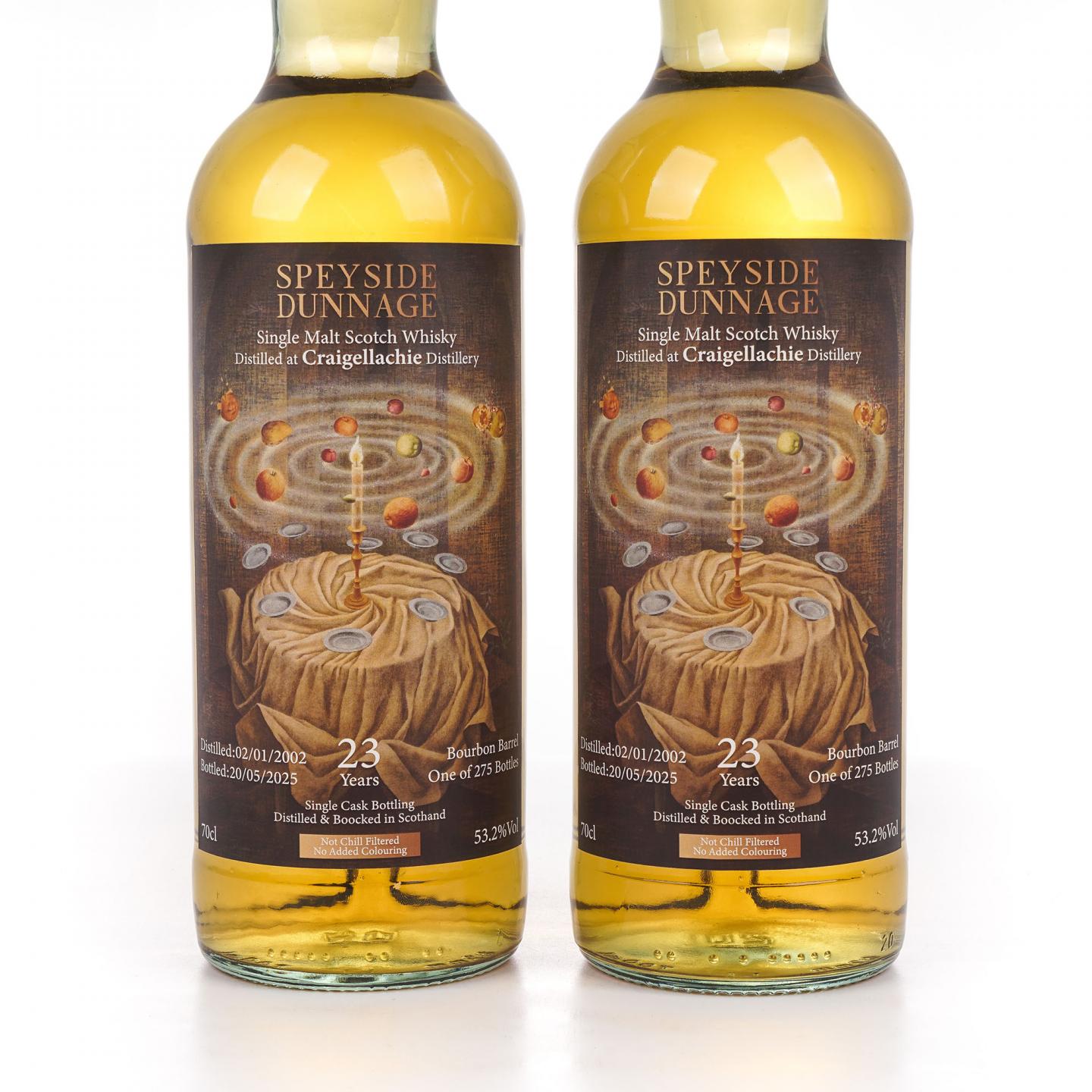 Craigellachie 克莱拉奇 23年 2002-2025 单桶 2瓶组