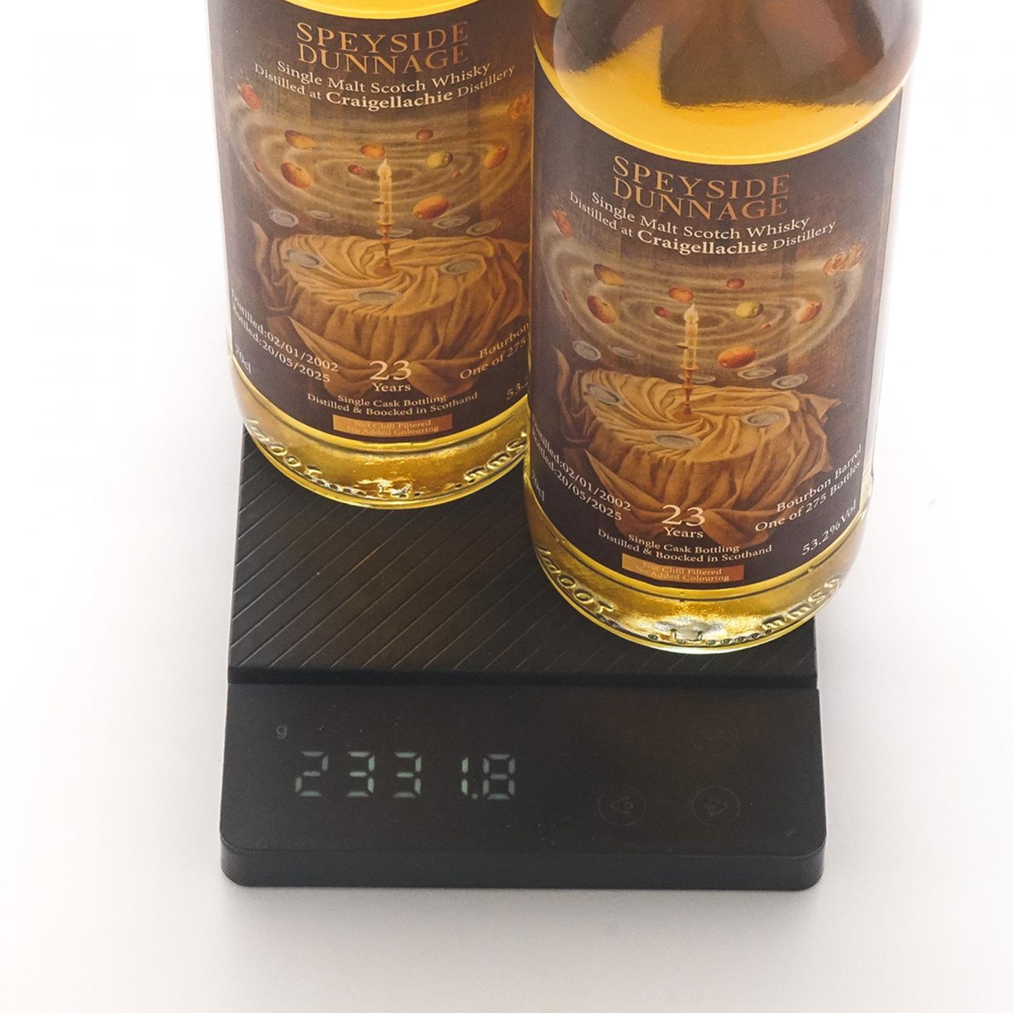 Craigellachie 克莱拉奇 23年 2002-2025 单桶 2瓶组