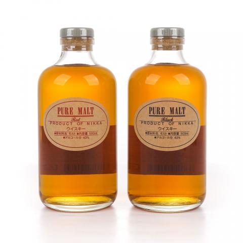 Nikka Red/Black Pure Malt 2瓶组*500ml