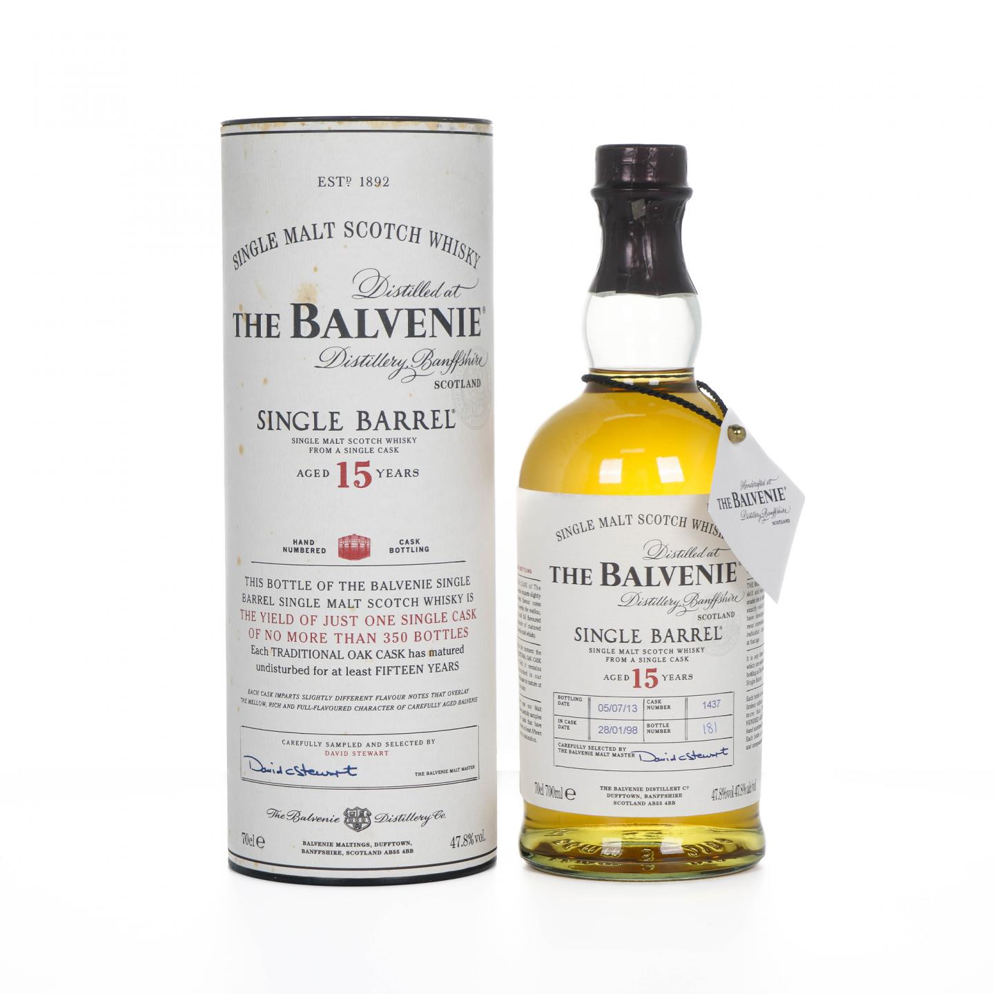 Balvenie 百富 15年 1998-2013 单桶#1437