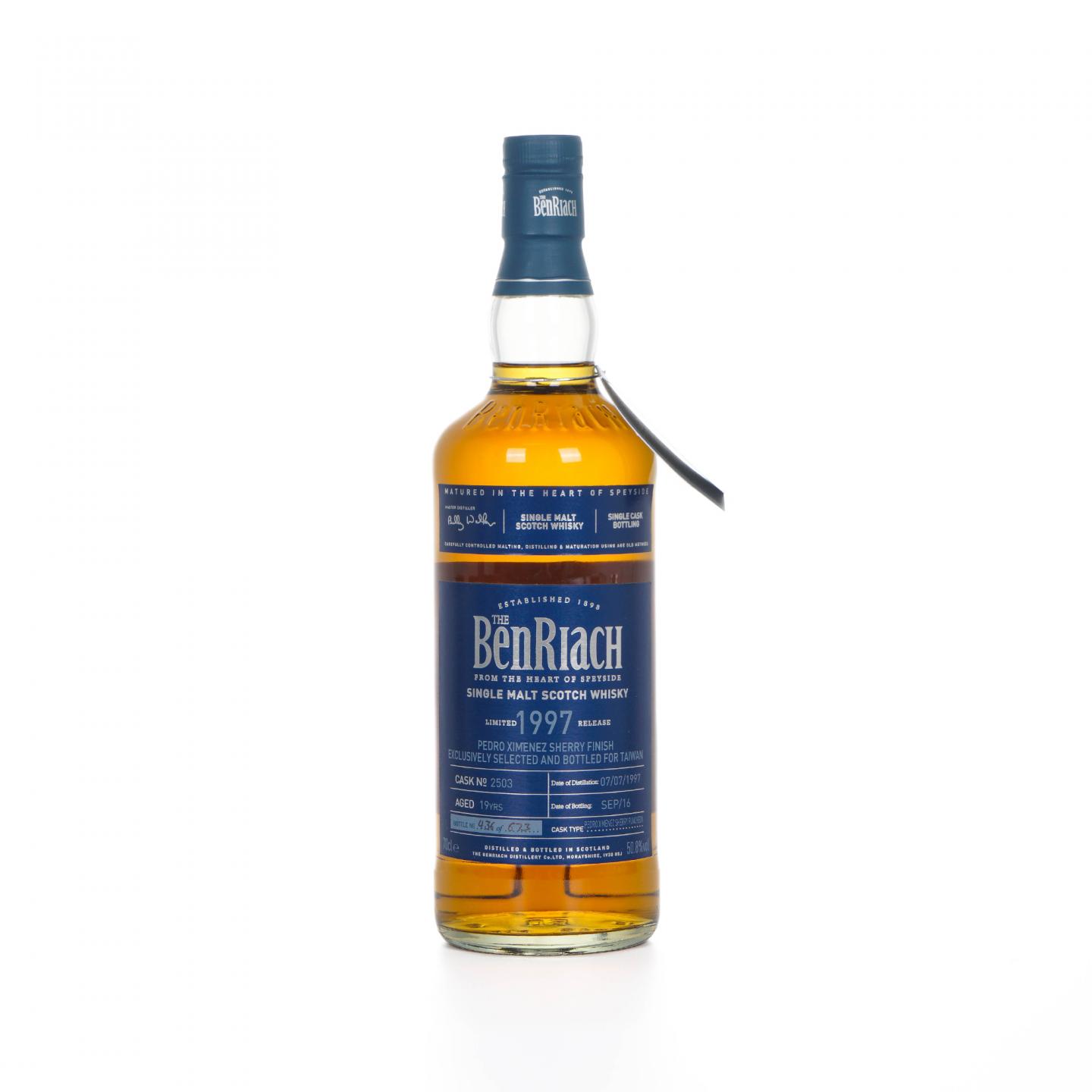 BenRiach 本利亚克 19年 1997-2016 单桶#2503