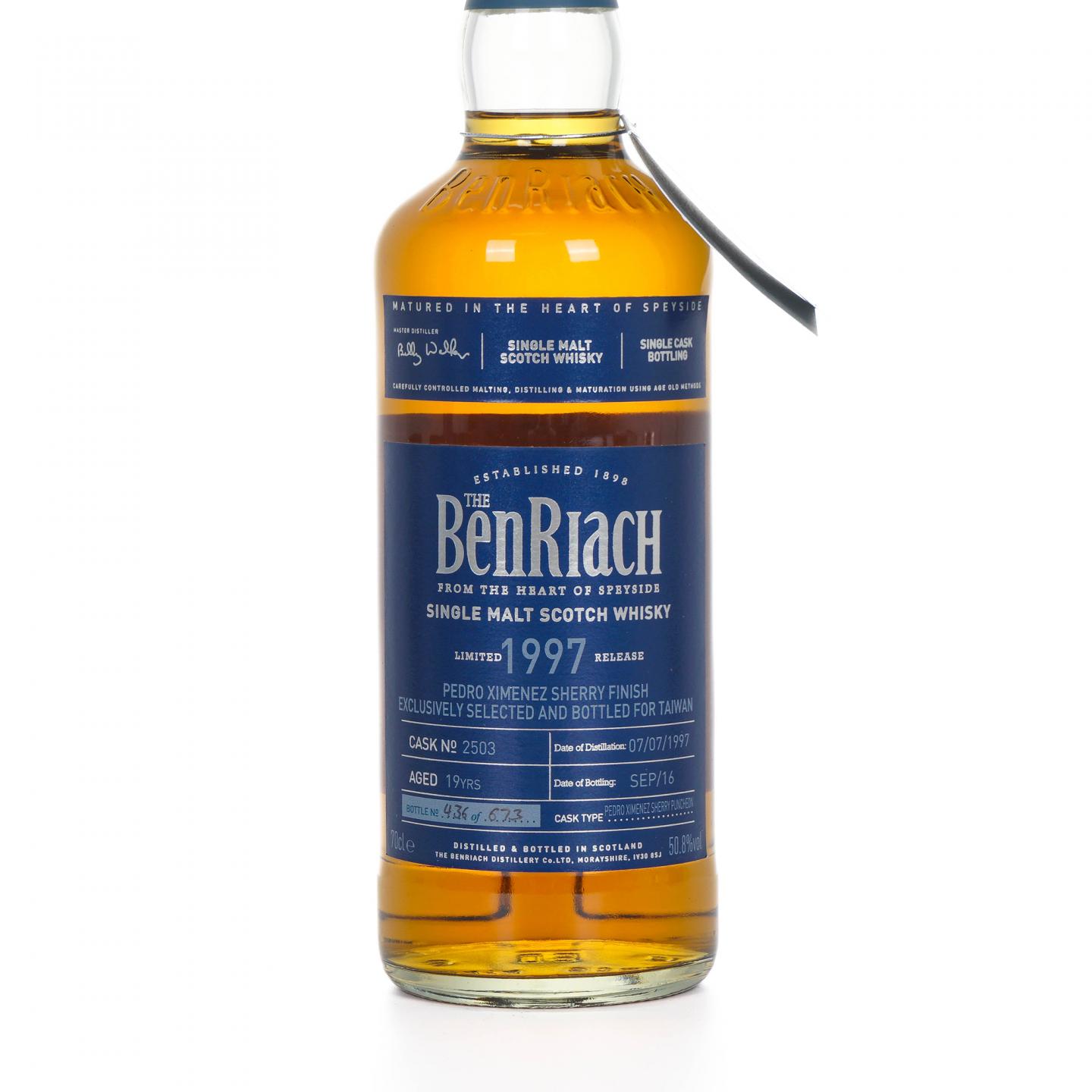 BenRiach 本利亚克 19年 1997-2016 单桶#2503