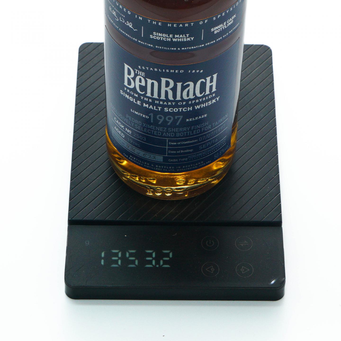 BenRiach 本利亚克 19年 1997-2016 单桶#2503