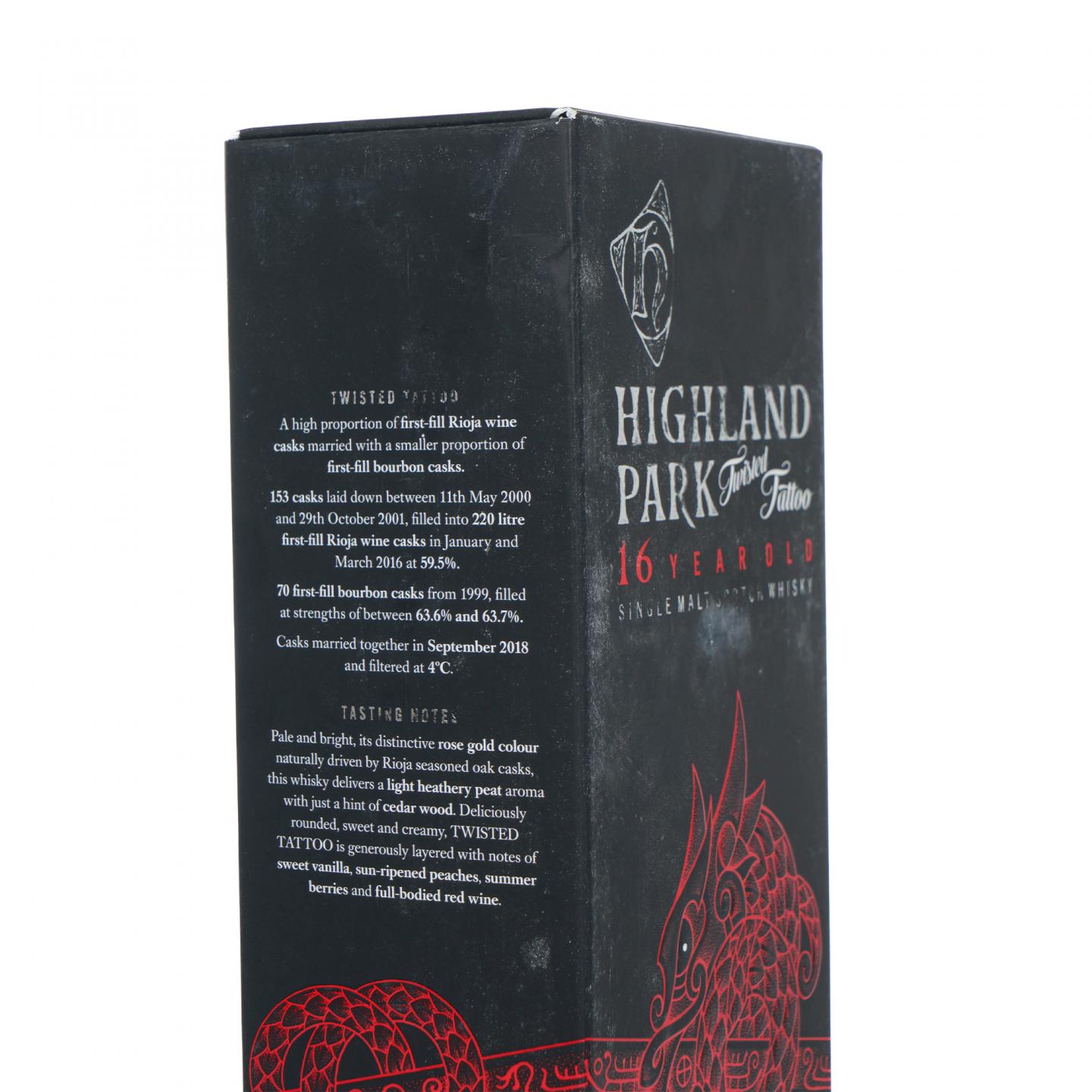 Highland Park 高原骑士 16年 Twisted Tattoo