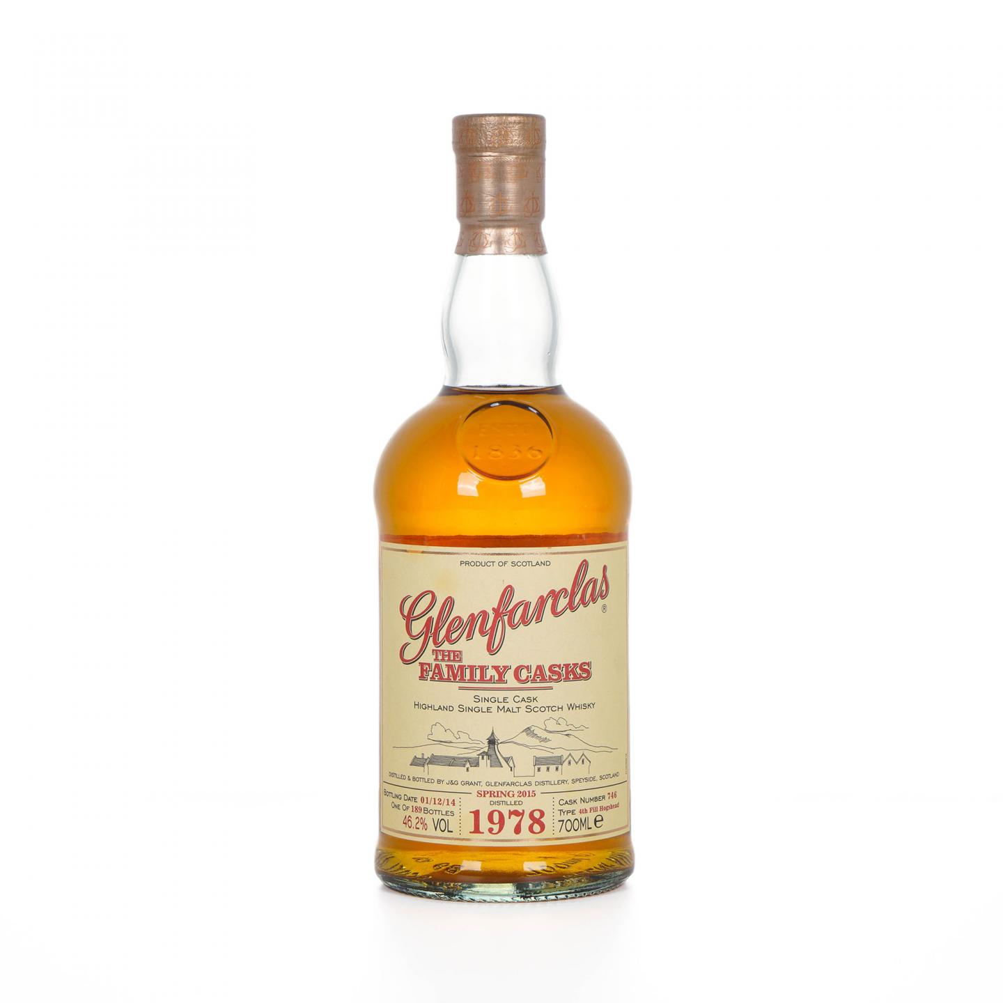 Glenfarclas 格兰花格 1978-2014 家族桶#746
