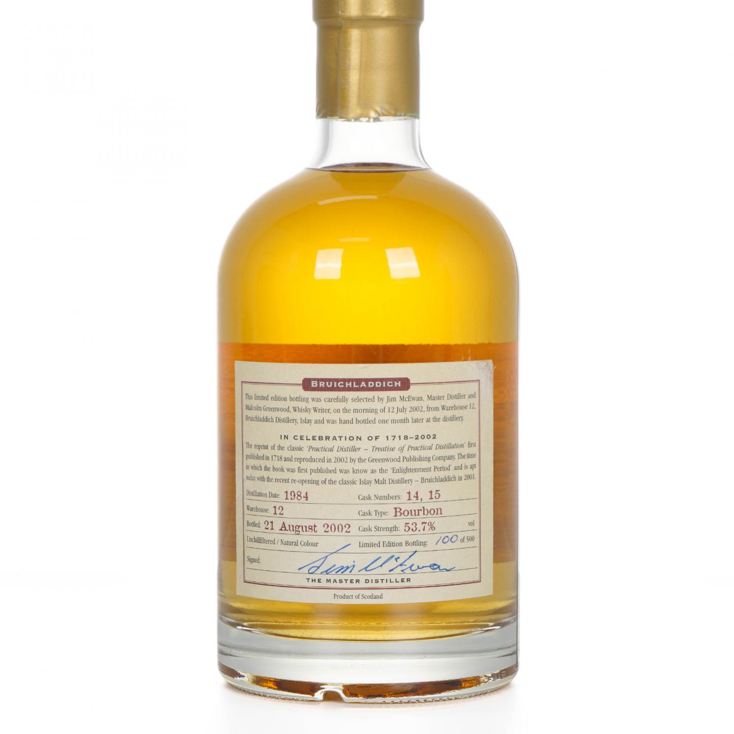 Bruichladdich 布赫拉迪 18年 1984-2002 Enlightenment