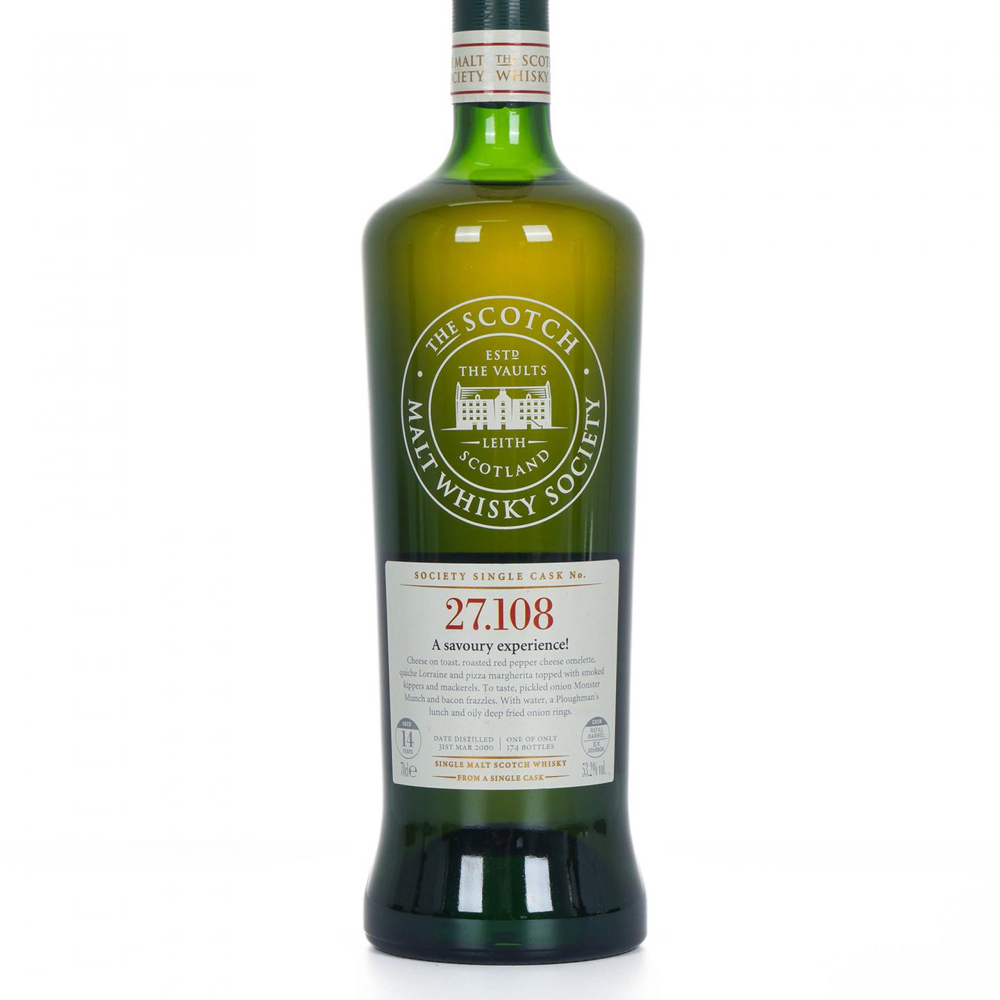 SMWS 27.108 云顶 14年 2000