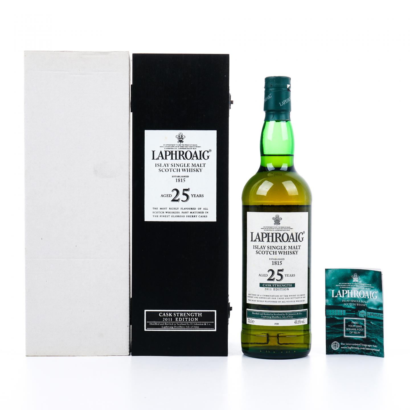 Laphroaig 拉弗格 25年 2011 桶强