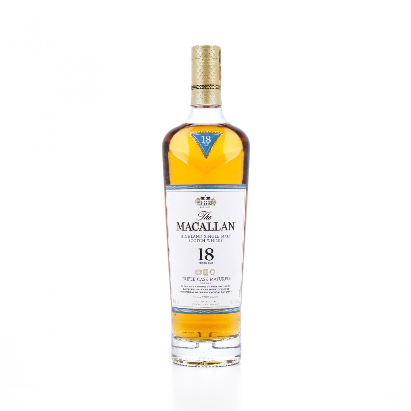 【附X光图】Macallan 麦卡伦 18年 2019 Triple Cask
