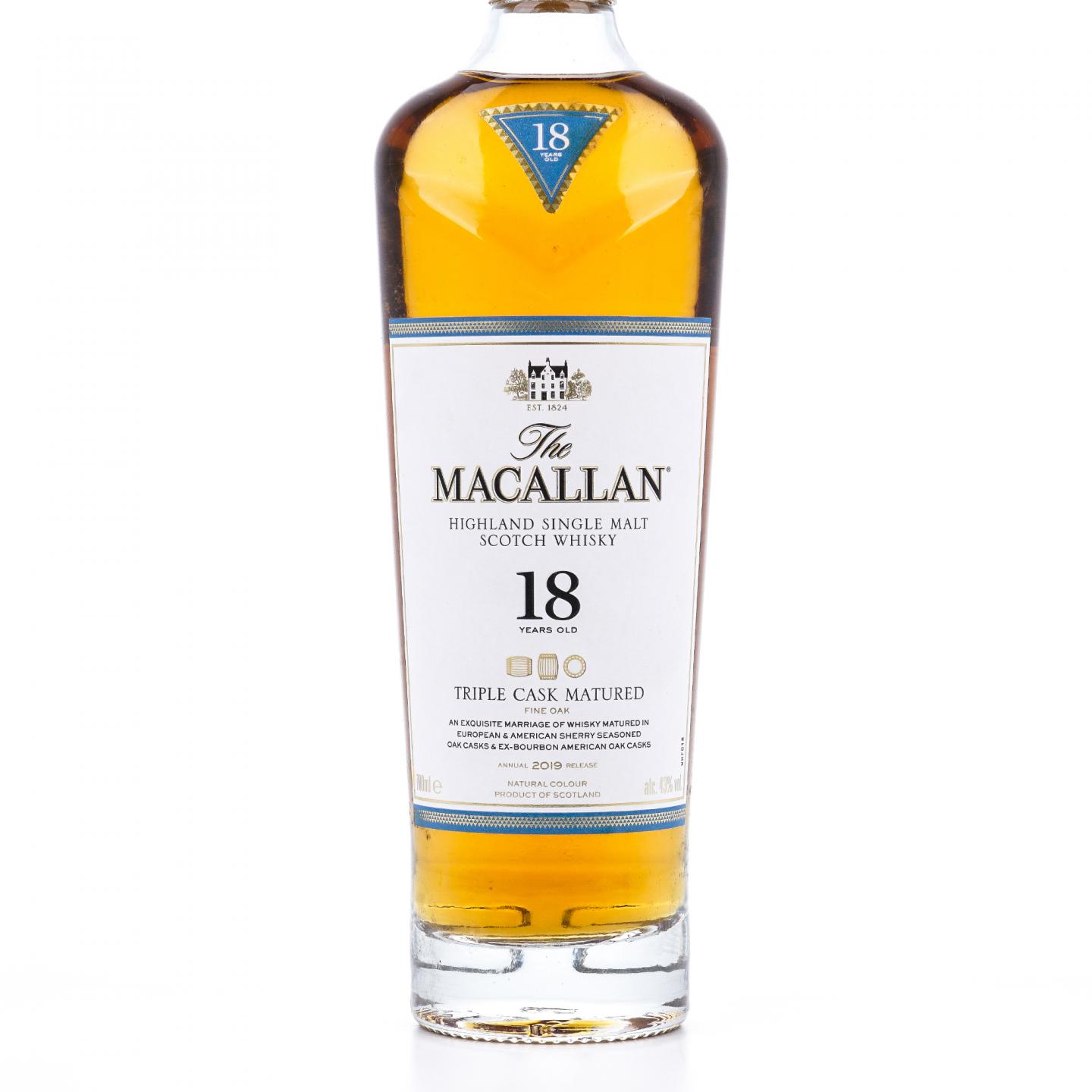【附X光图】Macallan 麦卡伦 18年 2019 Triple Cask