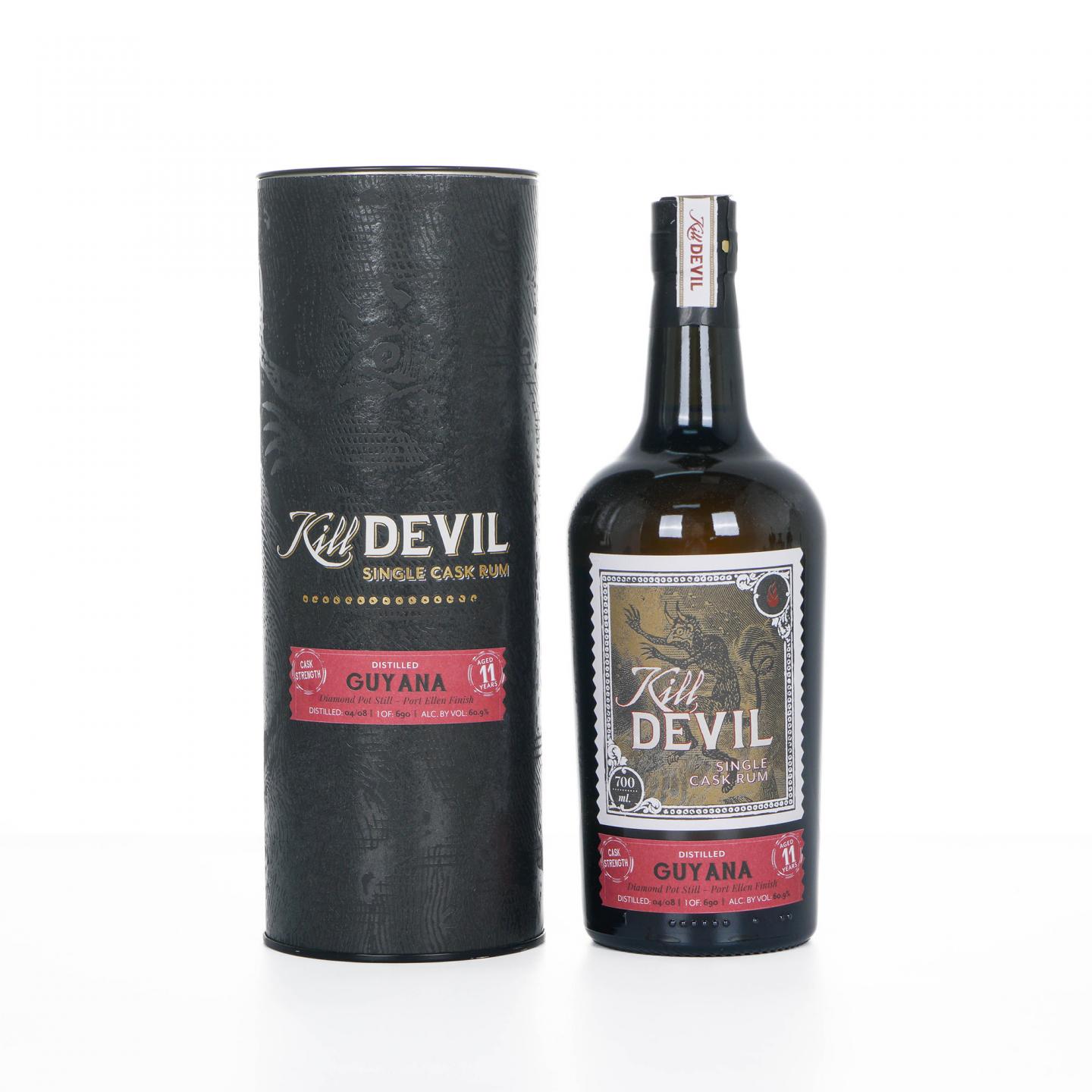 Guyana 钻石 11年 2008 Kill Devil 单一原桶朗姆酒