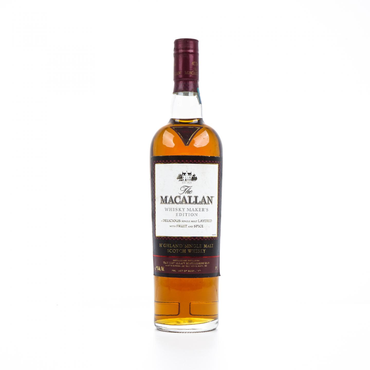 Macallan 麦卡伦 1824系列 Whisky Maker's Edition