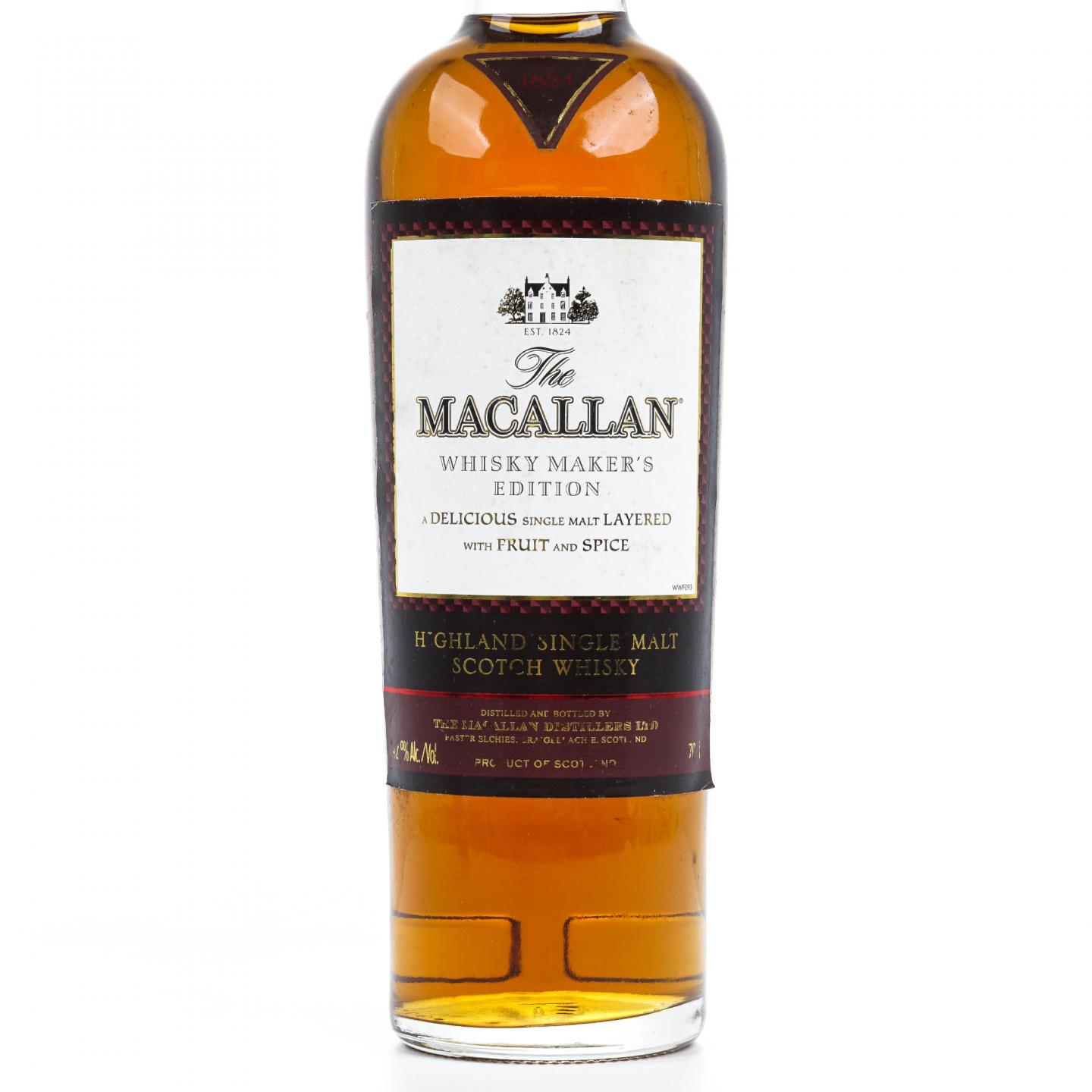 Macallan 麦卡伦 1824系列 Whisky Maker's Edition
