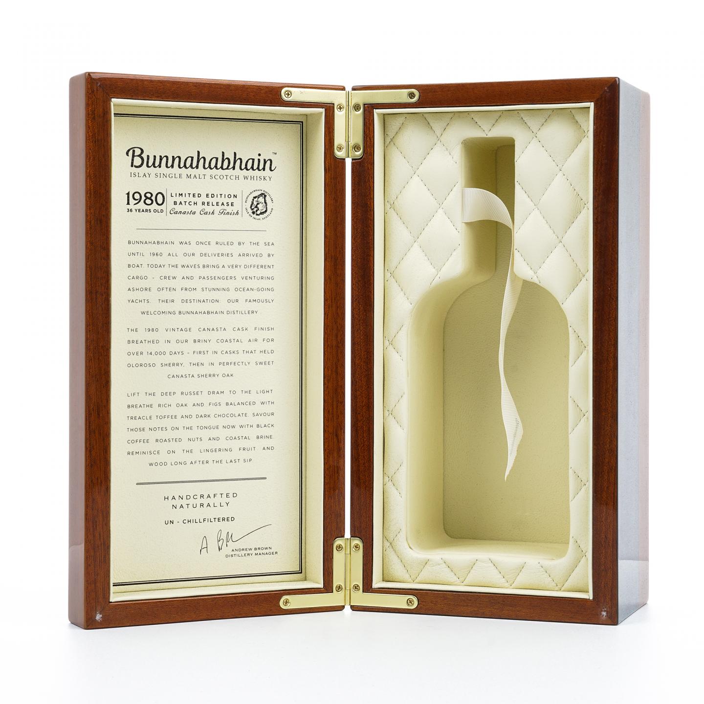 Bunnahabhain 布纳哈本 36年 1980 Canasta桶后熟 礼盒