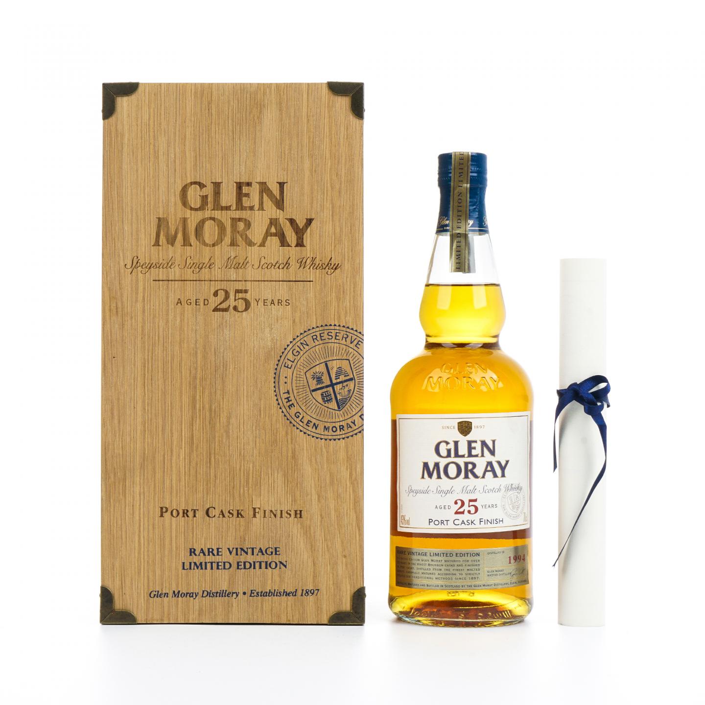 Glen Moray 格兰莫雷 25年 1994-2019 波特桶后熟
