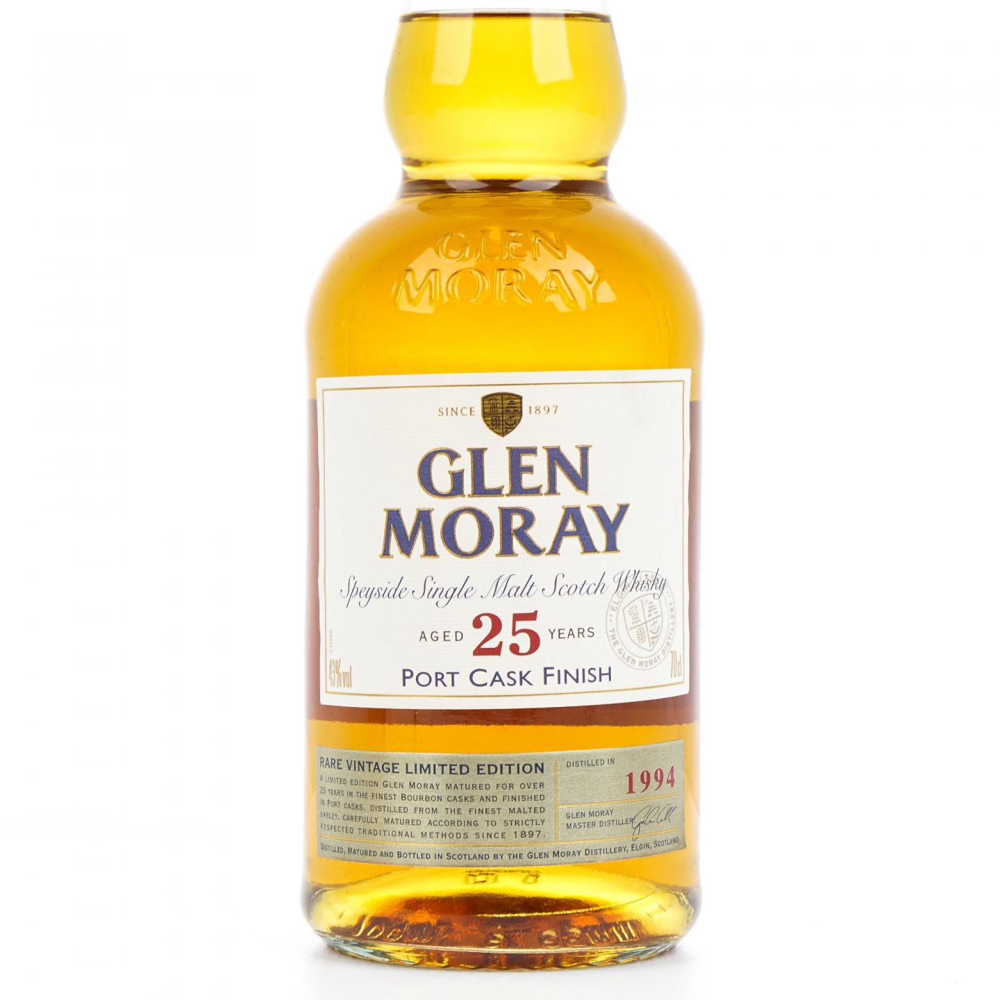 Glen Moray 格兰莫雷 25年 1994-2019 波特桶后熟