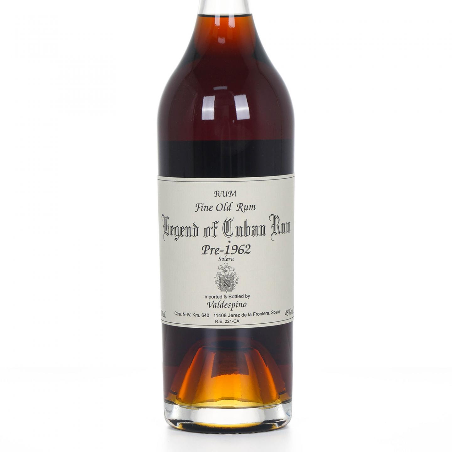 Valdespino Legend of Cuban Rum Pre-1962 朗姆酒 70cl