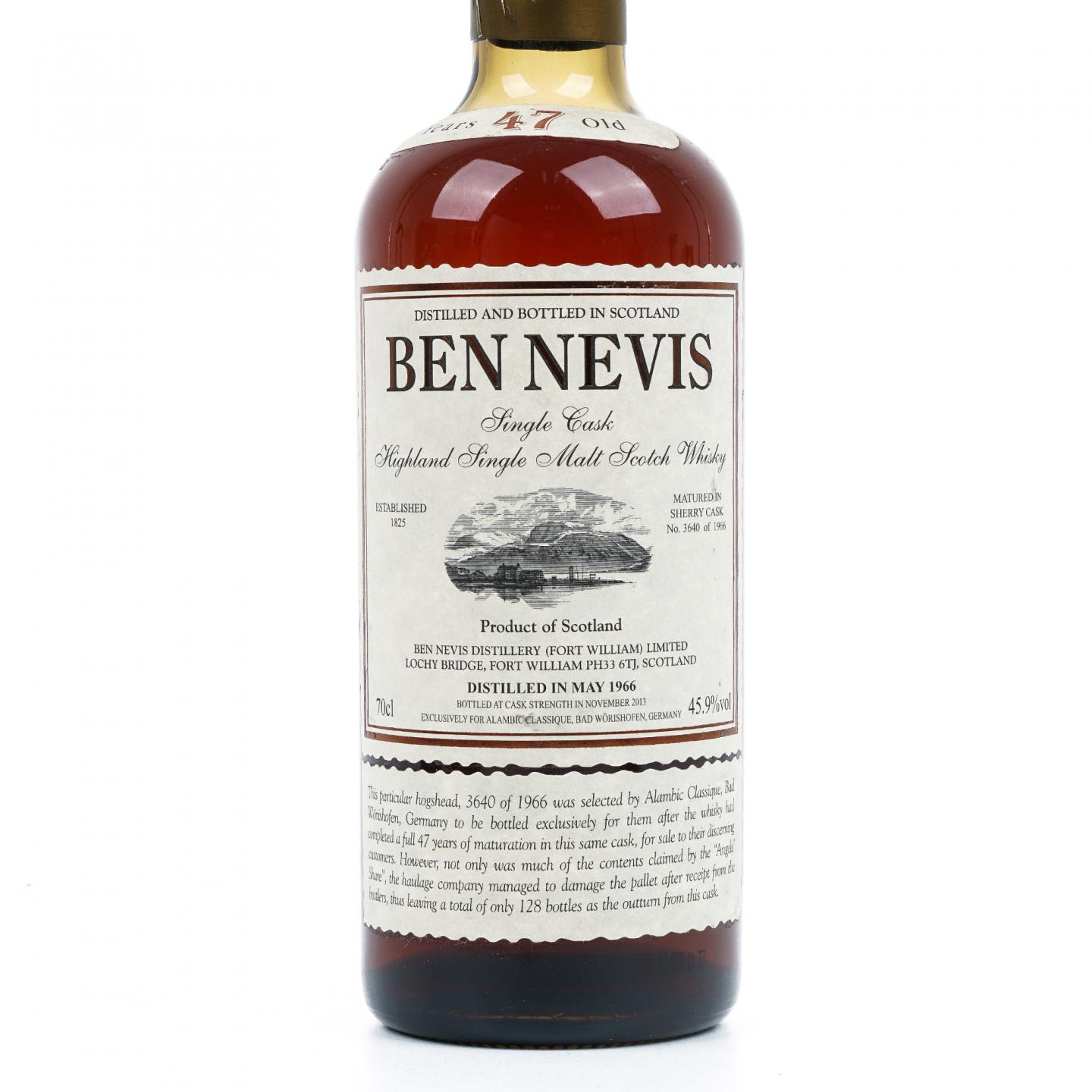 Ben Nevis 本尼维斯 47年 1966-2013 雪莉桶#3640