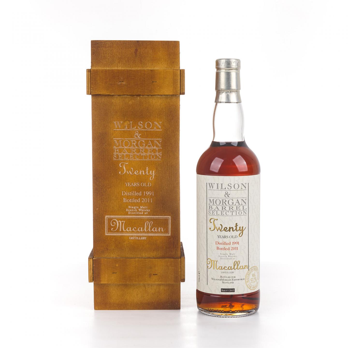 Macallan 麦卡伦 20年 1991-2011 雪莉桶#12615 Wilson & Morgan