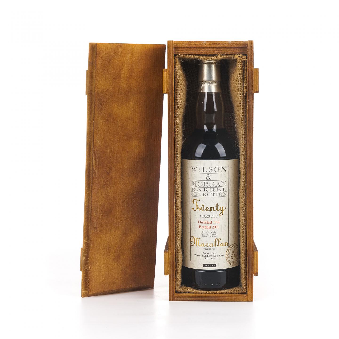 Macallan 麦卡伦 20年 1991-2011 雪莉桶#12615 Wilson & Morgan