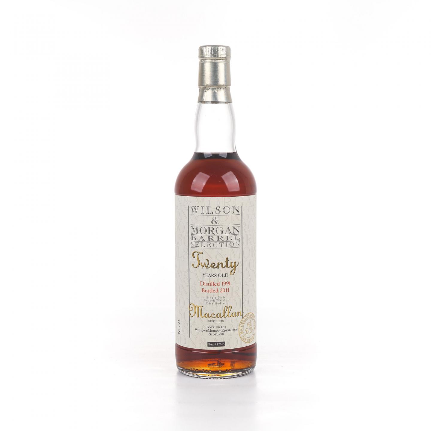 Macallan 麦卡伦 20年 1991-2011 雪莉桶#12615 Wilson & Morgan
