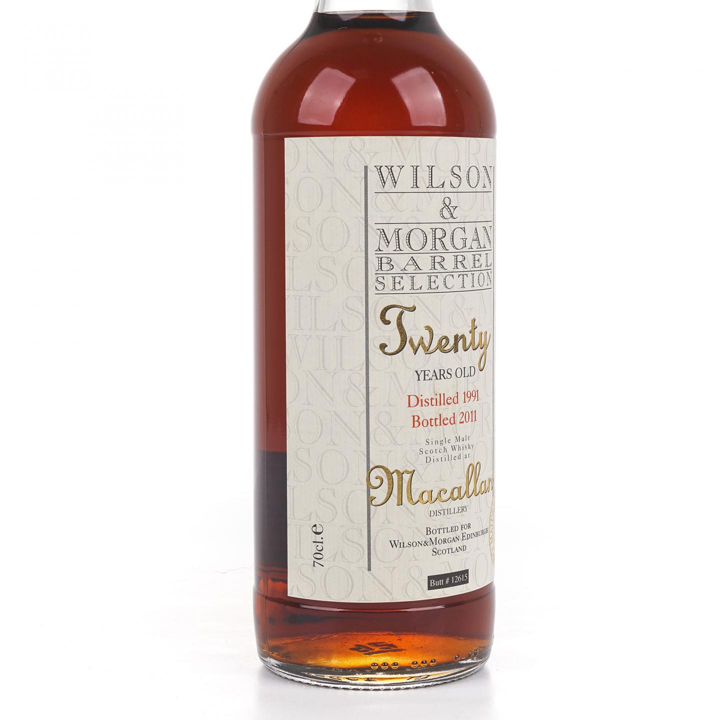 Macallan 麦卡伦 20年 1991-2011 雪莉桶#12615 Wilson & Morgan