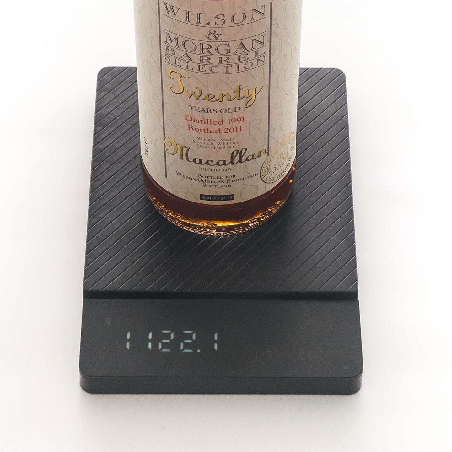Macallan 麦卡伦 20年 1991-2011 雪莉桶#12615 Wilson & Morgan