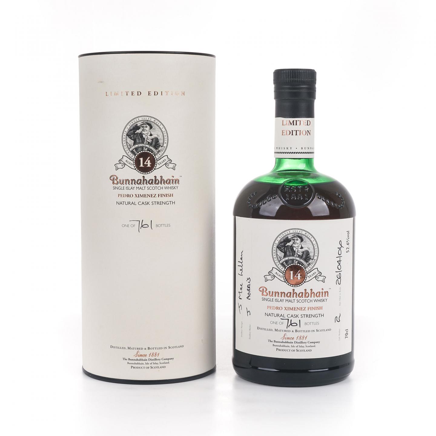 Bunnahabhain 布纳哈本 14年 2004 PX雪莉桶后熟#2 桶强