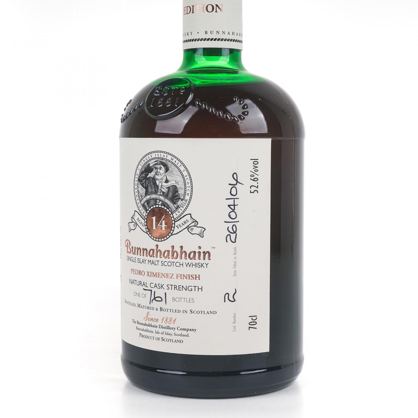 Bunnahabhain 布纳哈本 14年 2004 PX雪莉桶后熟#2 桶强