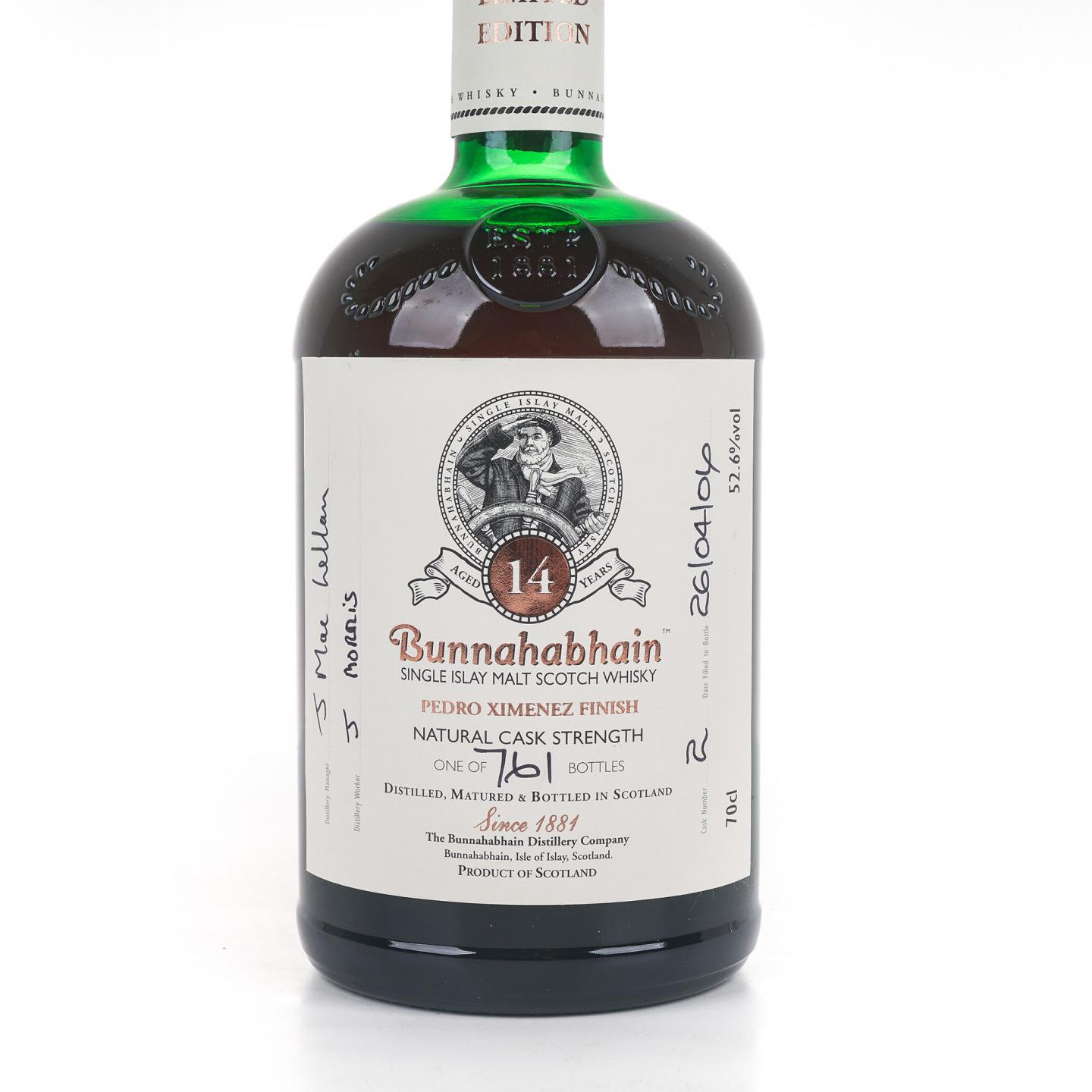 Bunnahabhain 布纳哈本 14年 2004 PX雪莉桶后熟#2 桶强