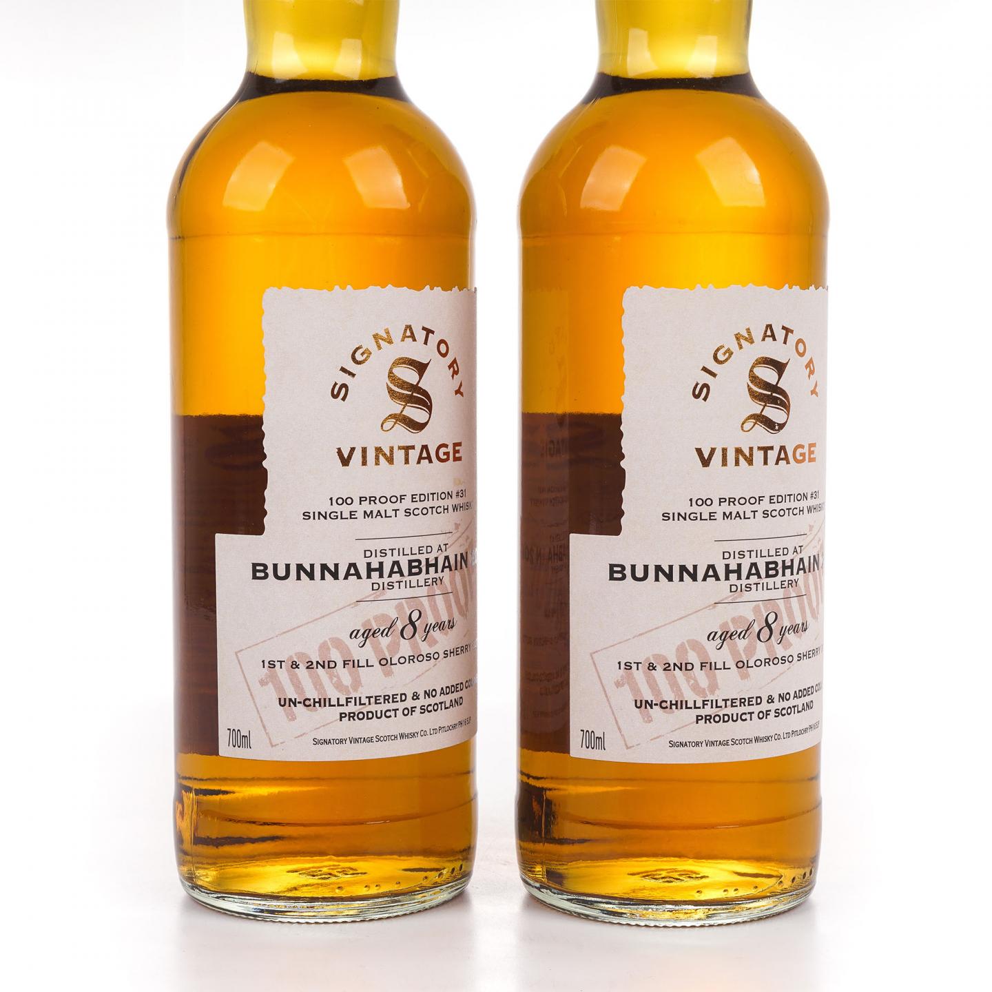 Bunnahabhain 布纳哈本 8年 2016-2024 雪莉桶 SV 100 Proof 2瓶组