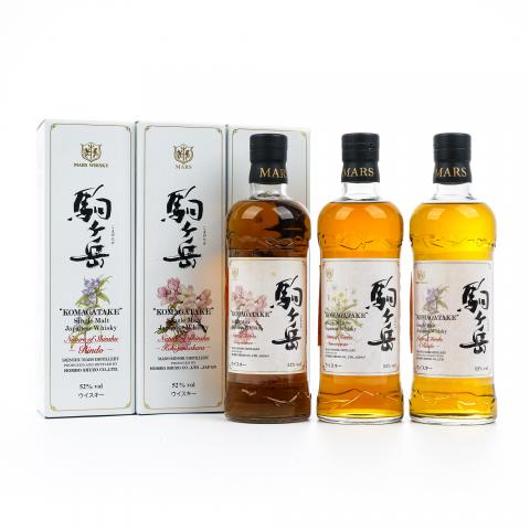 信州驹之岳 花卉系列 蒲公英/龙胆花/小彼岸樱 3瓶组