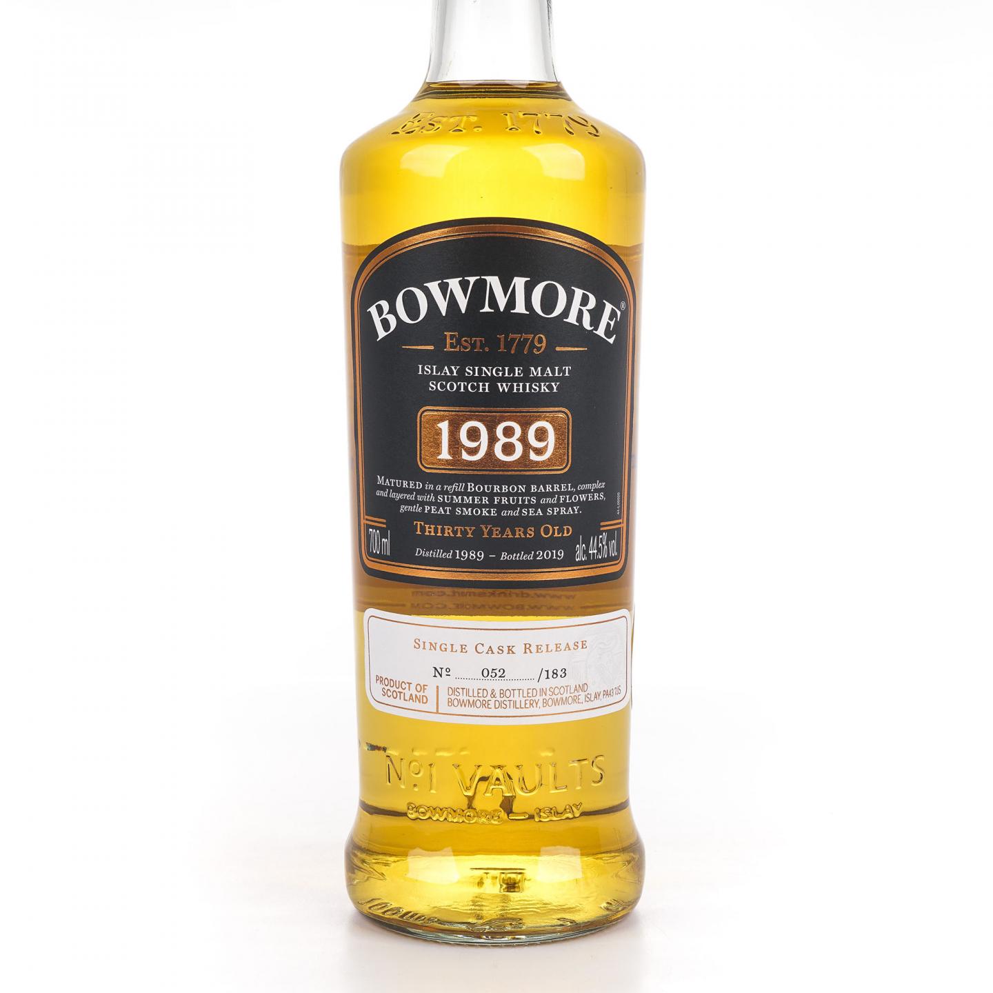 Bowmore 波摩 30年 1989-2019 单桶